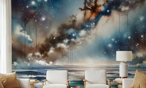 Starry Night Over Tranquil Waters