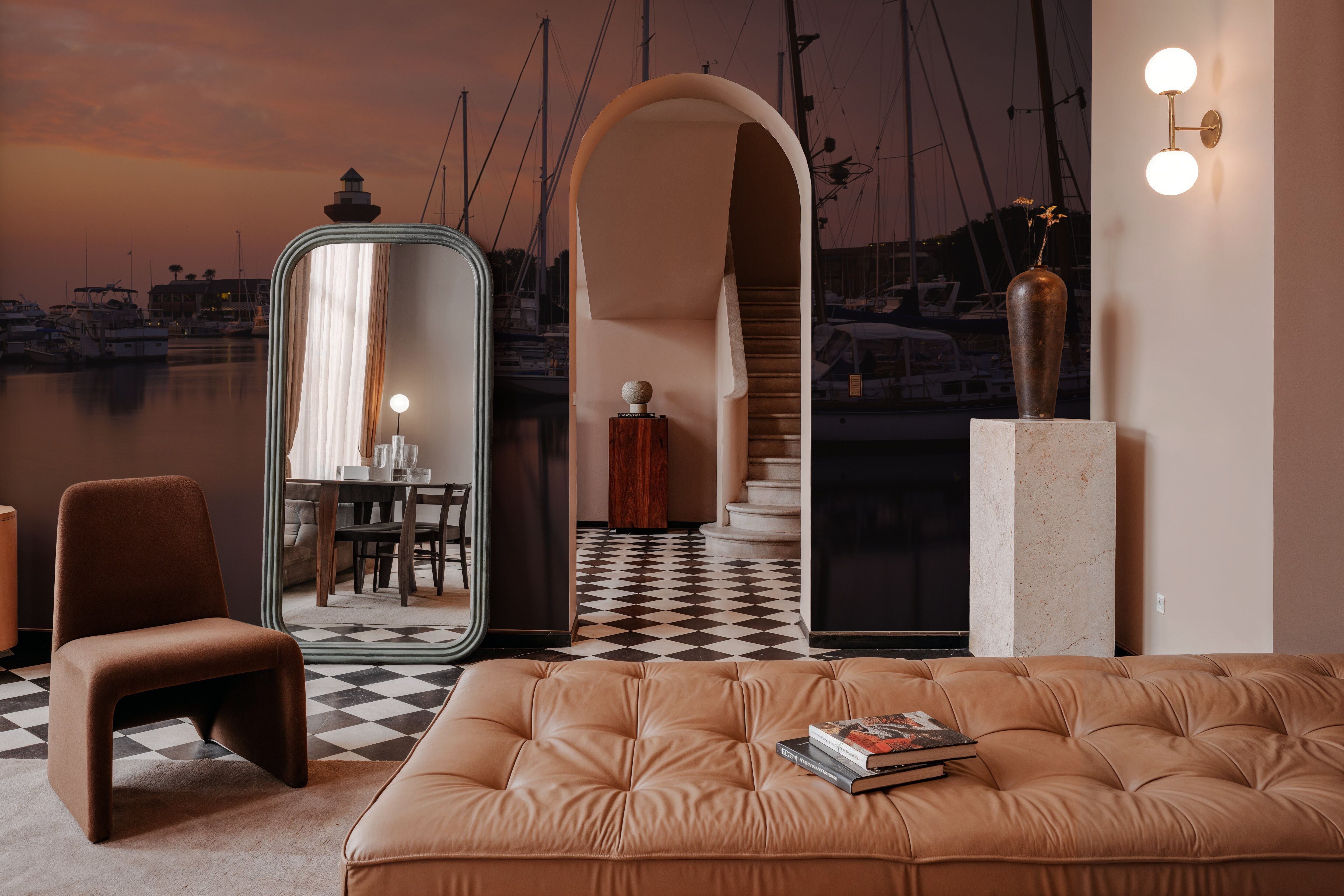 Harbor Lighthouse Sunset