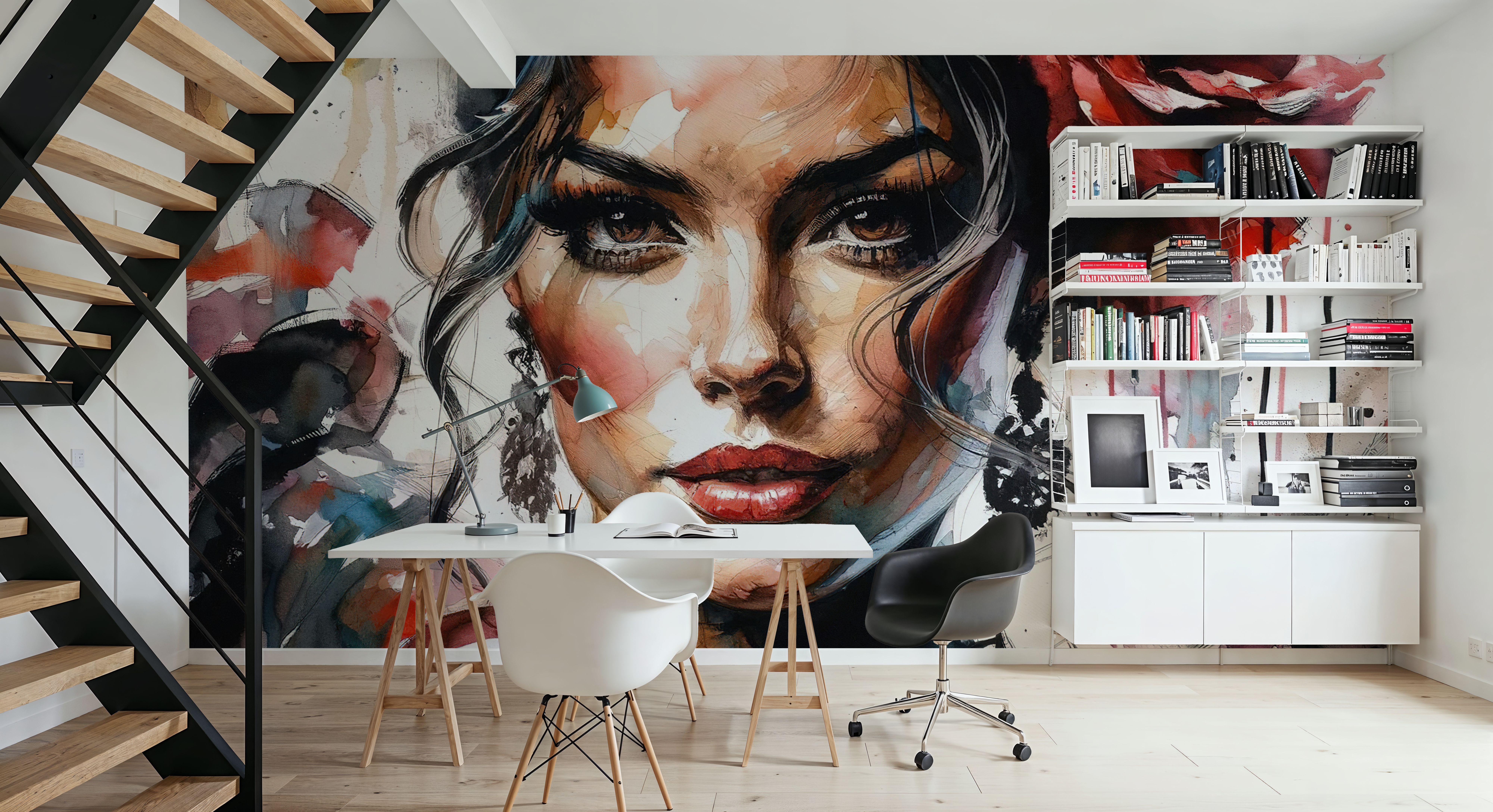 Watercolor Flamenco