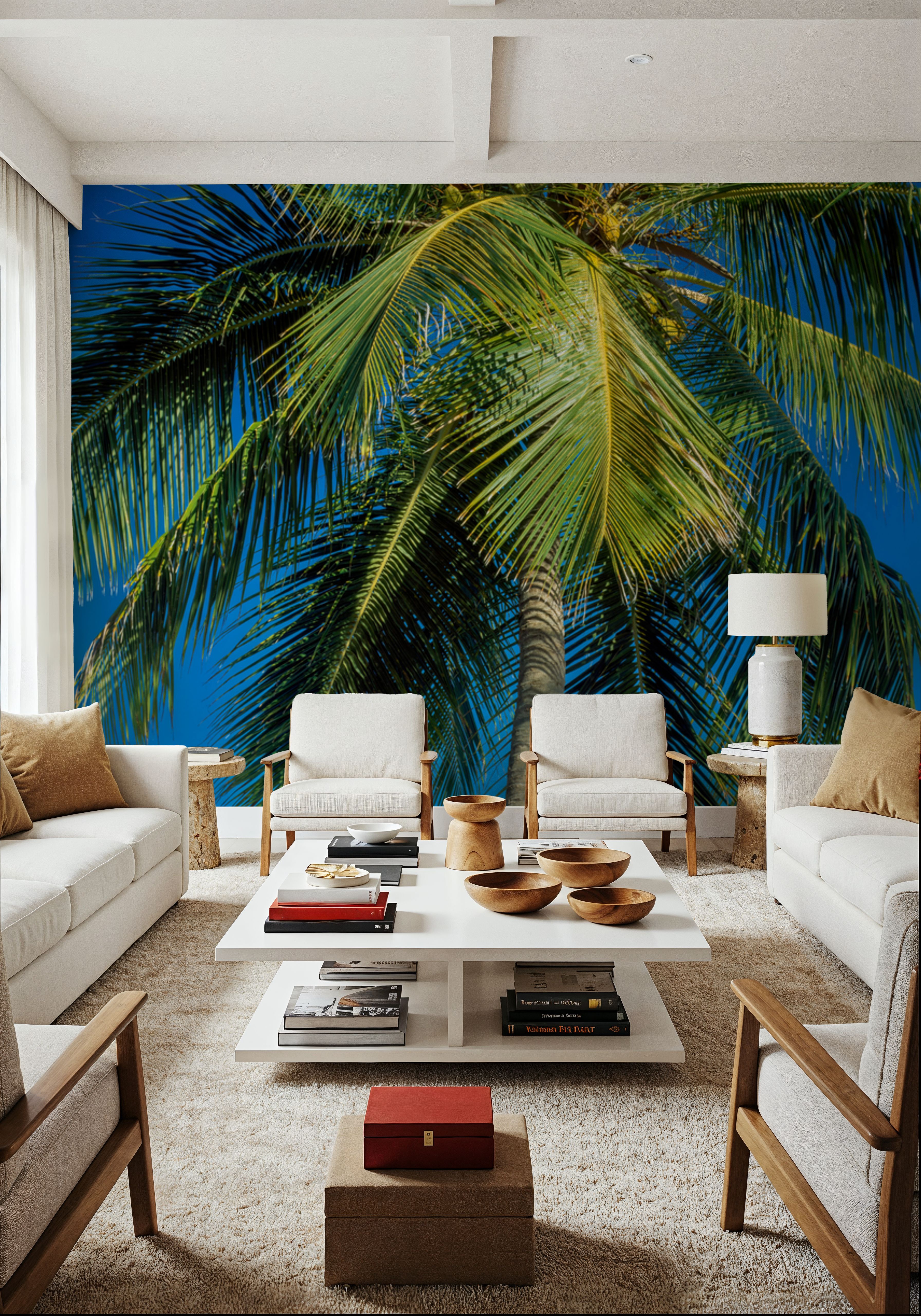 Azure Palms Vertical