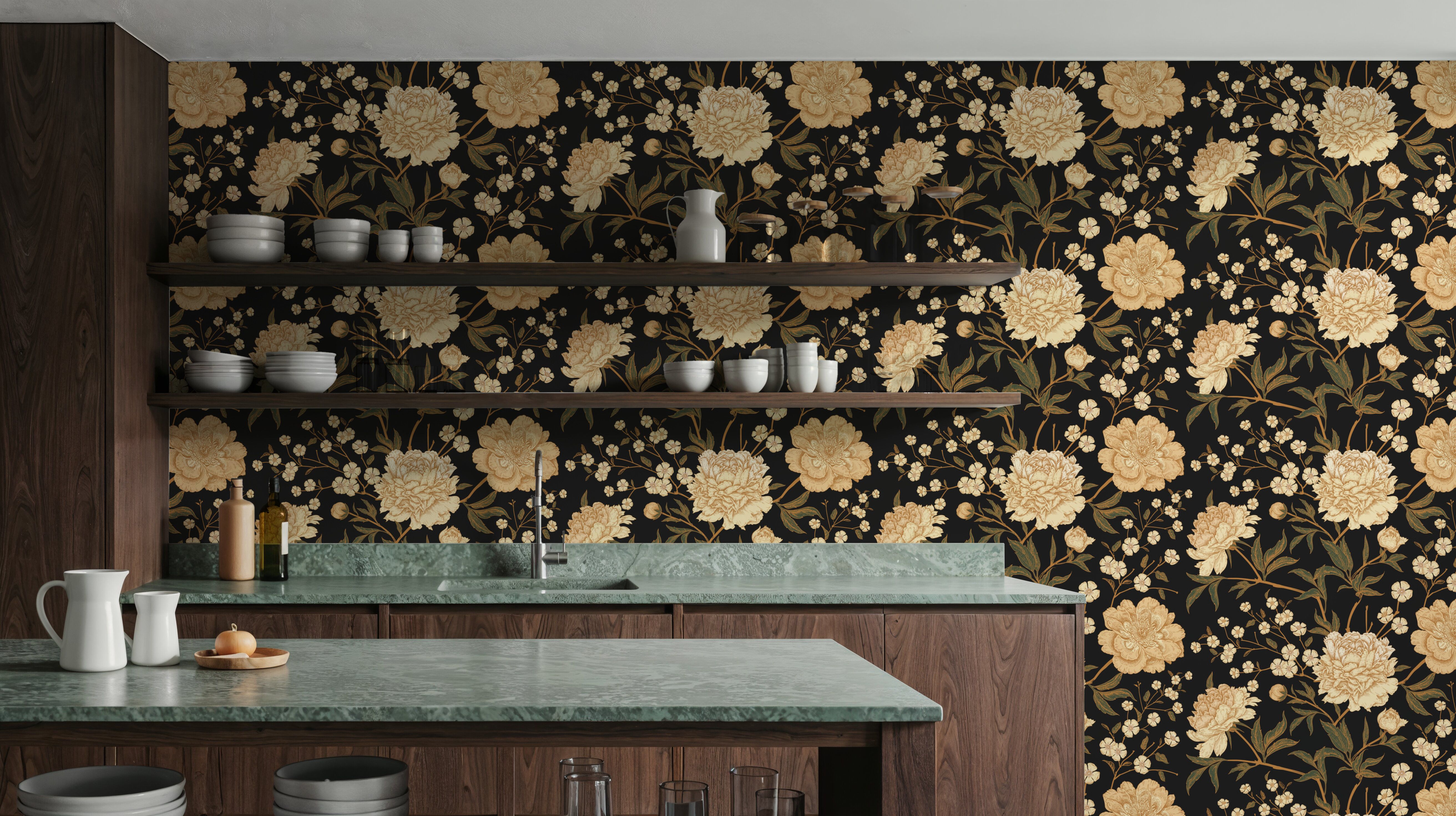 Vintage Peonies Pattern