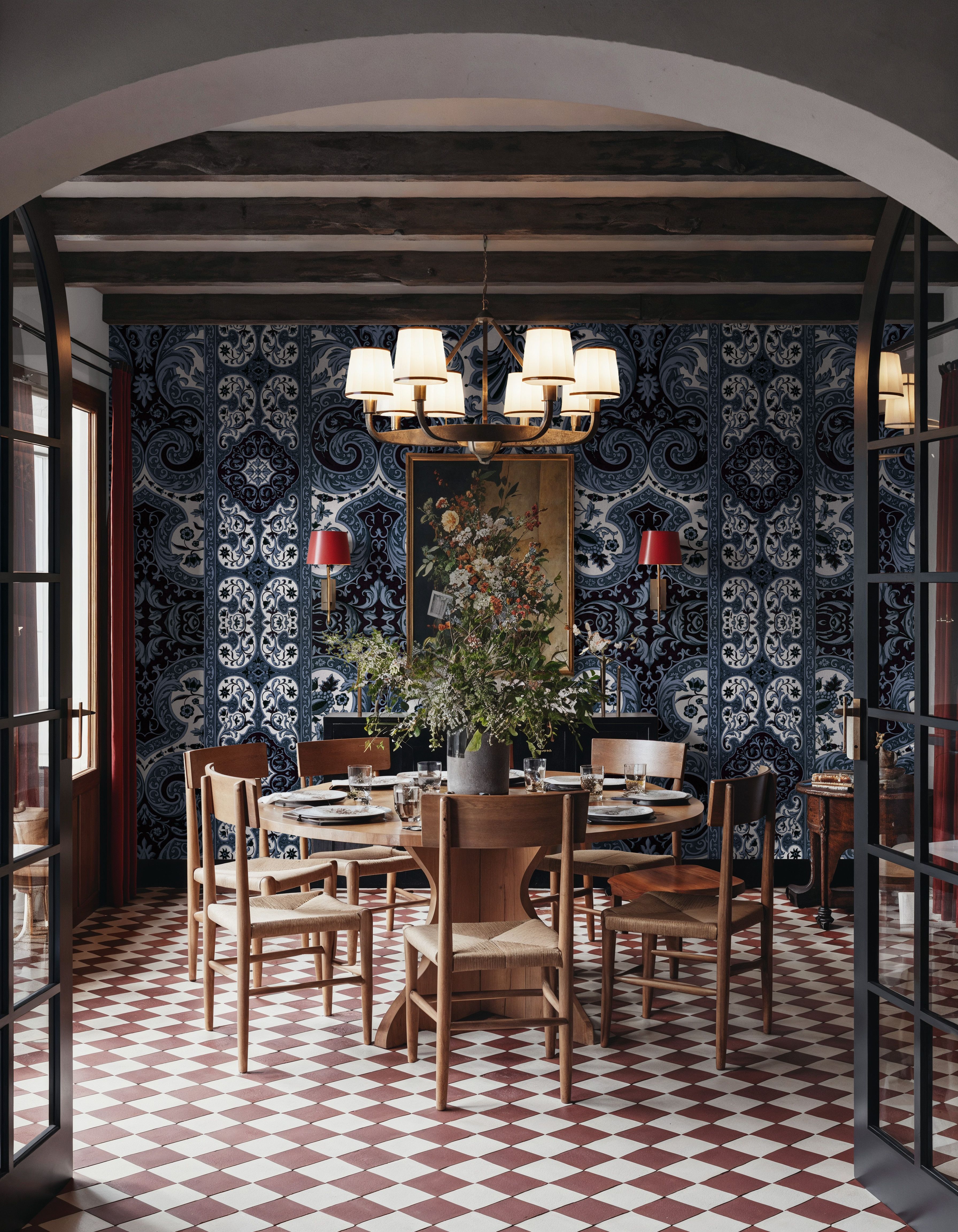 Golden Versailles, French Blue