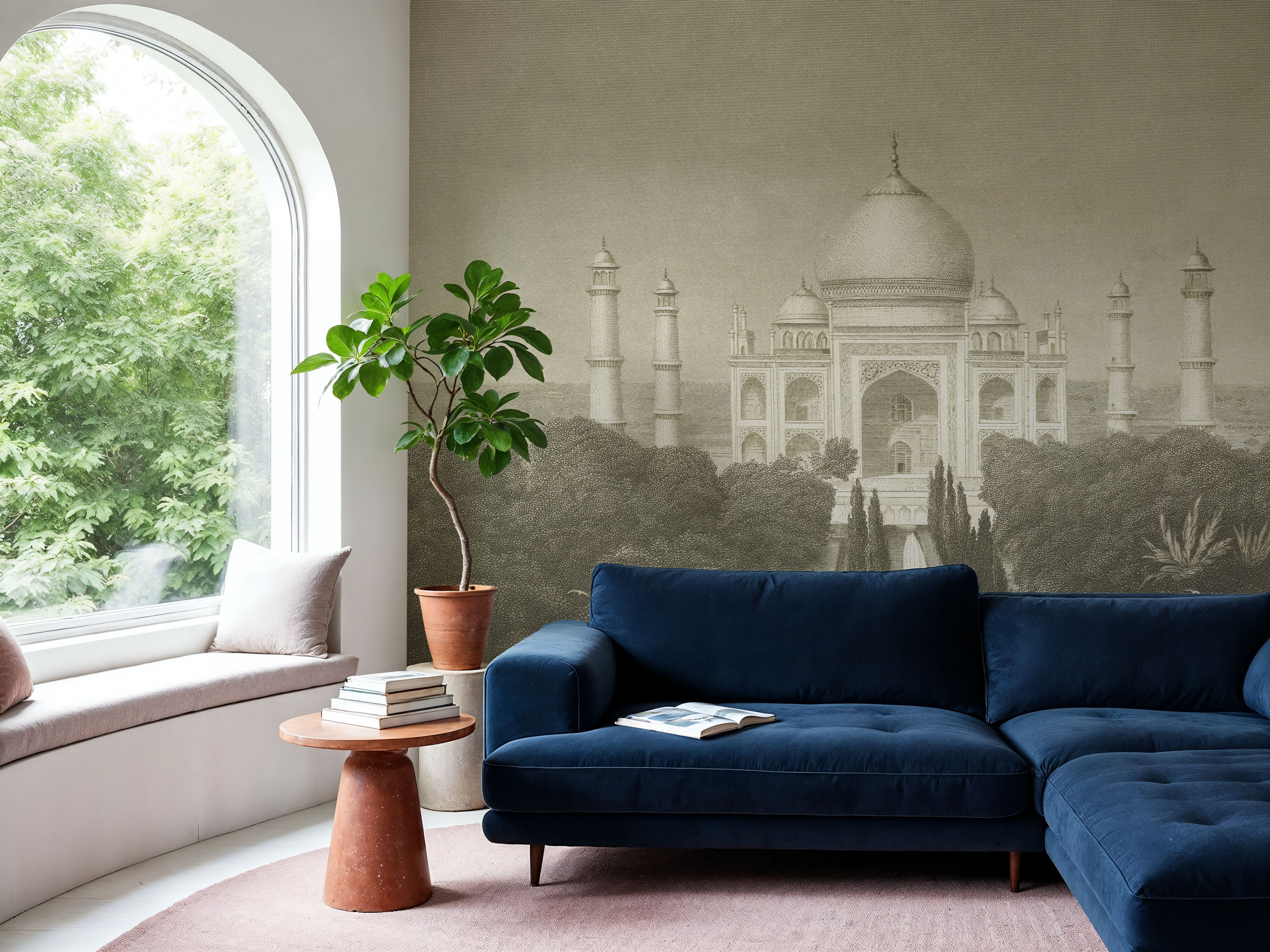 Taj Mahal Postcard II - Screenprint