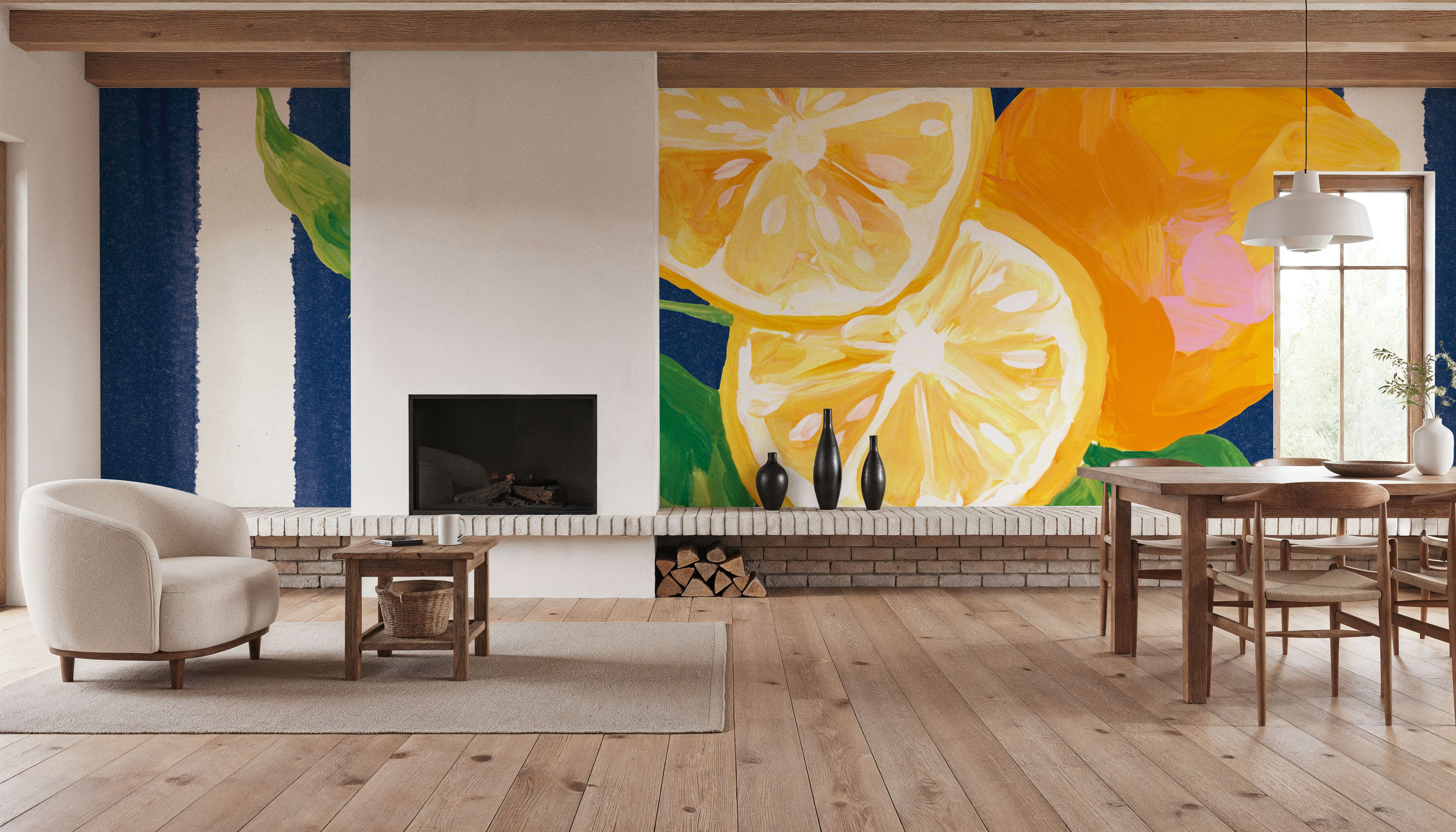 Bella Citrus I, Carte da parati