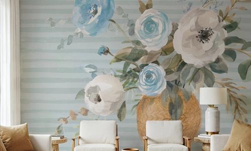 Baby Blue and Bouquet