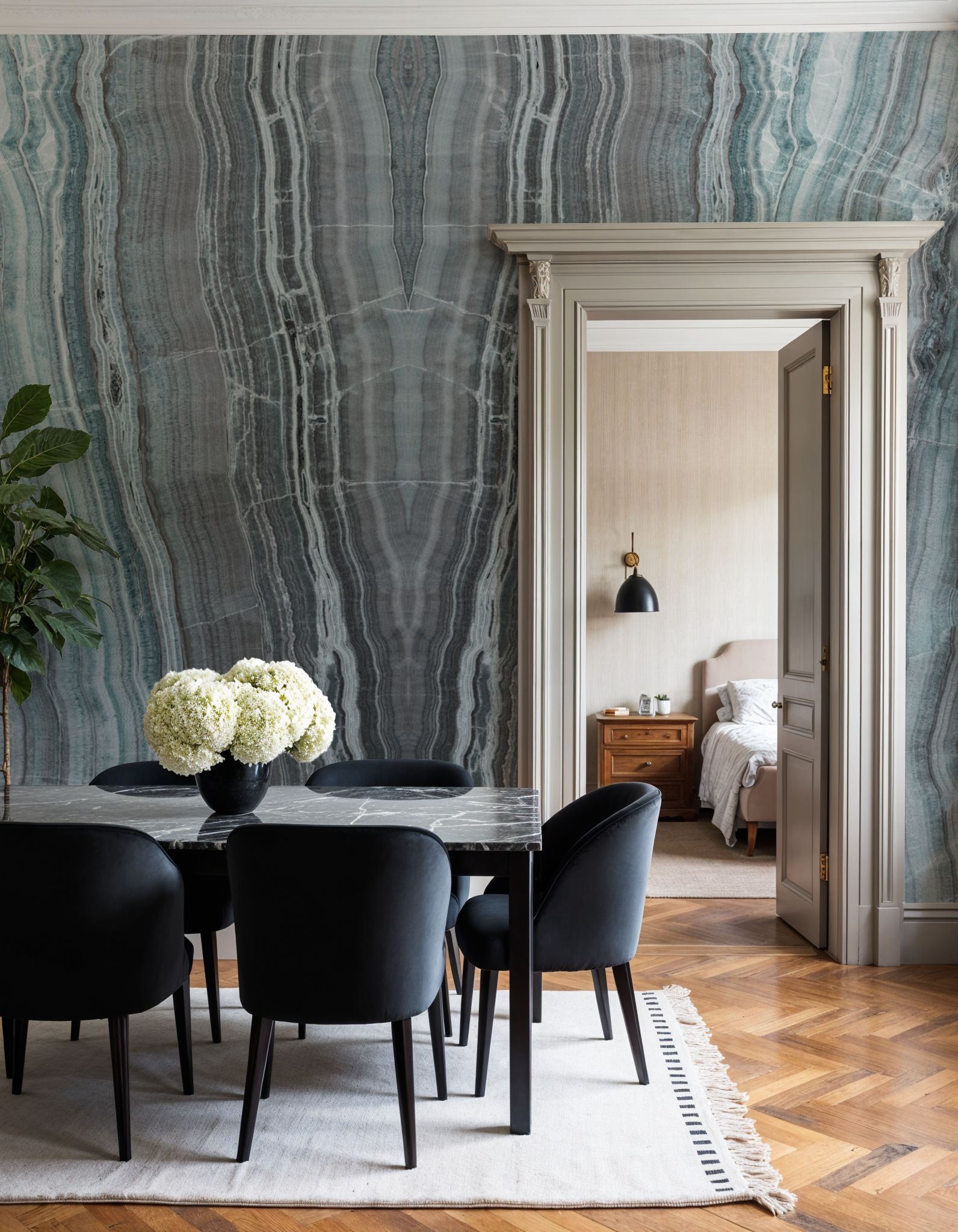 Onyx Mirage Bookmatched, Teal