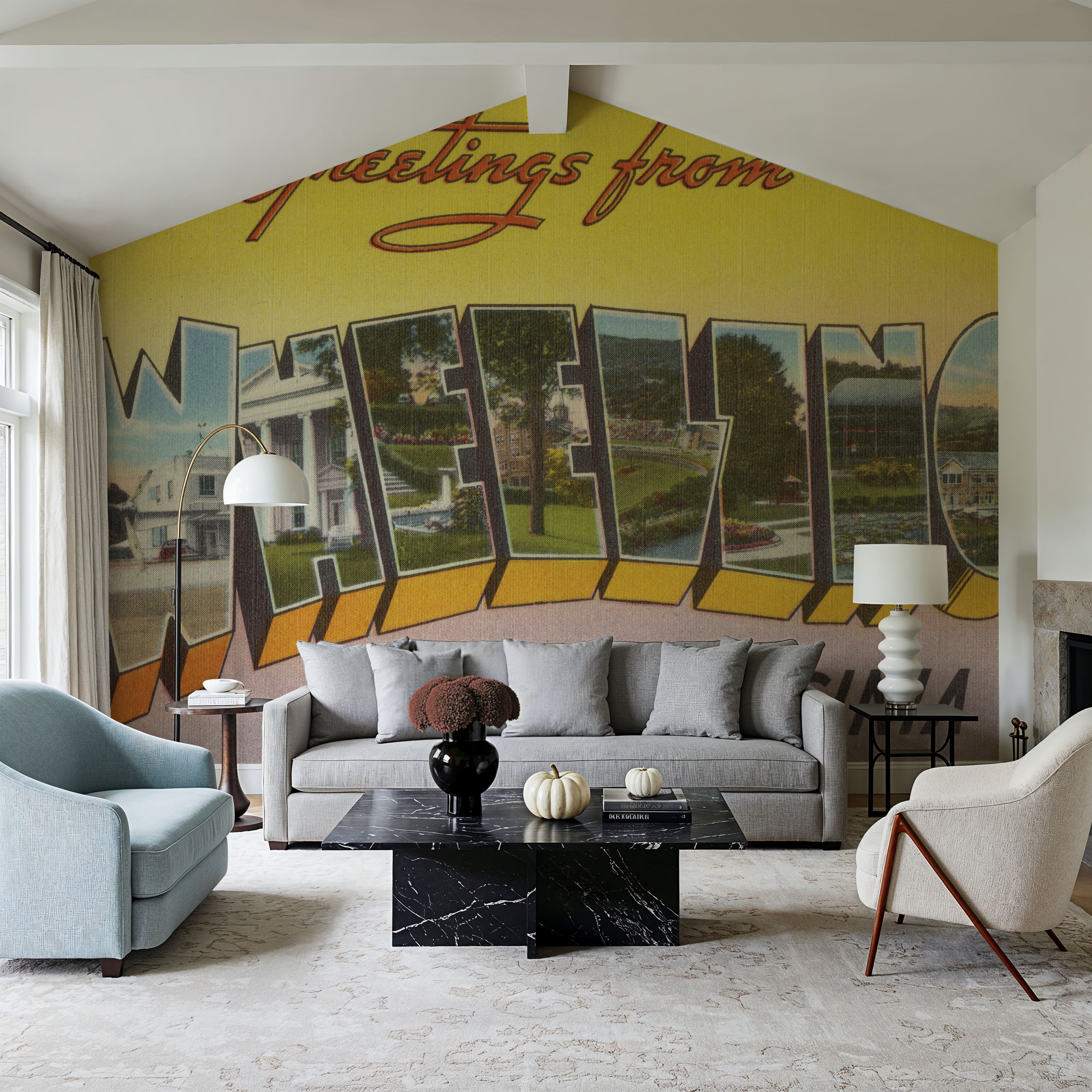 Greetings from Wheeling - Screenprint Postcard