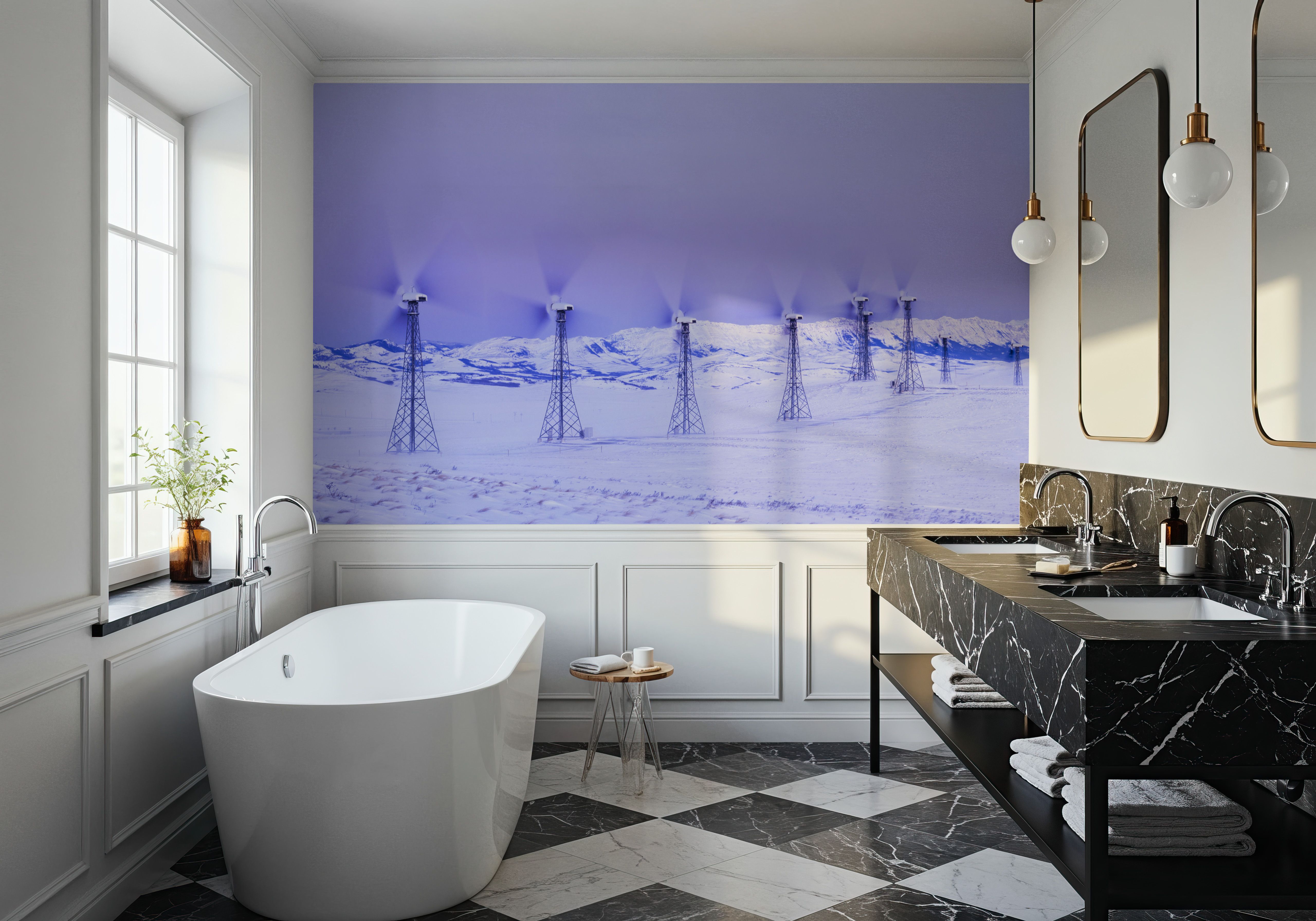 Wind Farm in Winter