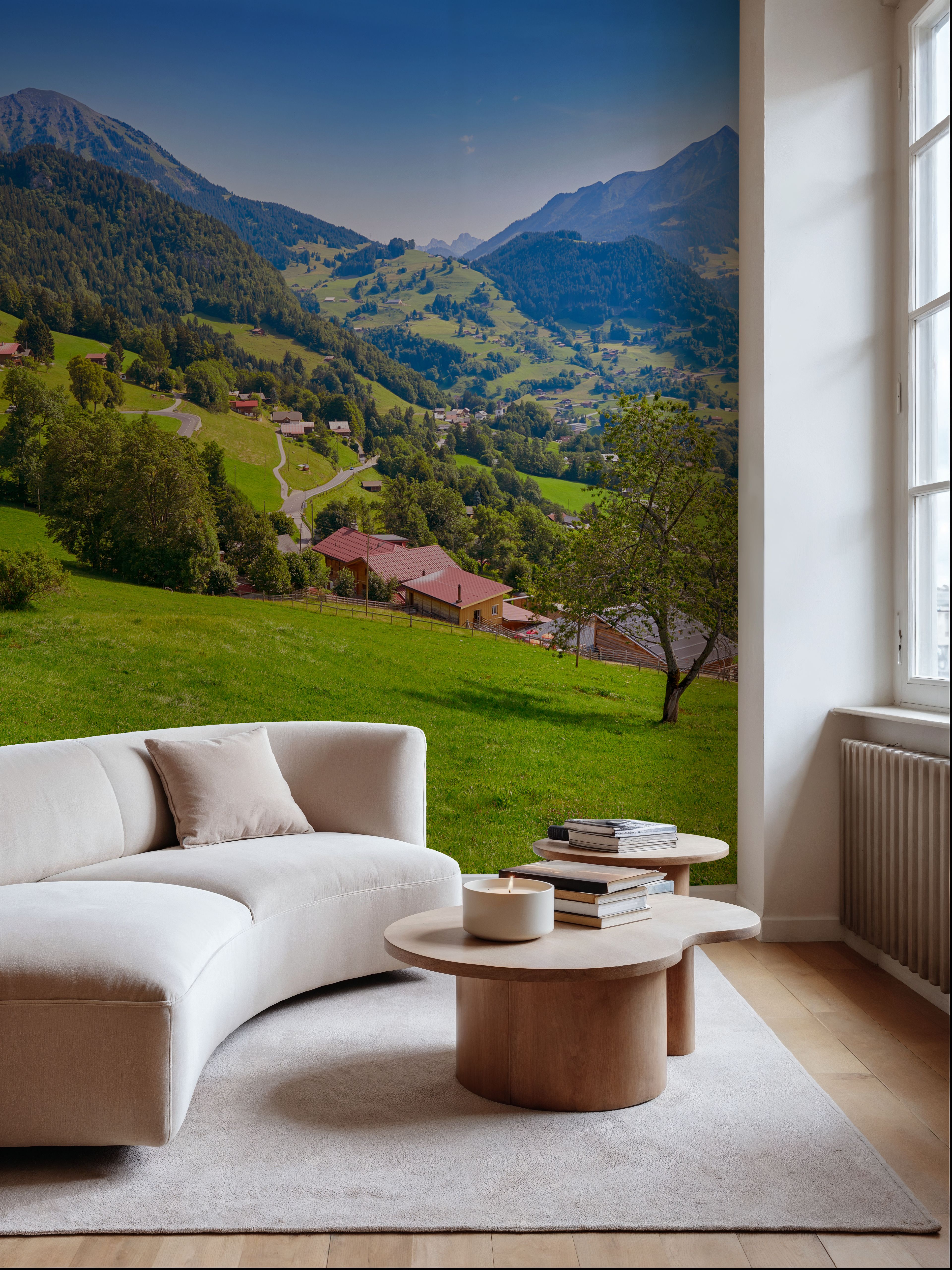 Alps at Ormont Dessus Switzerland