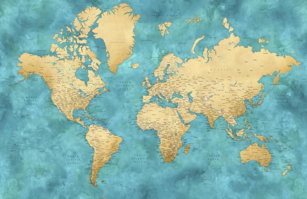 World Map Cities - Lexy