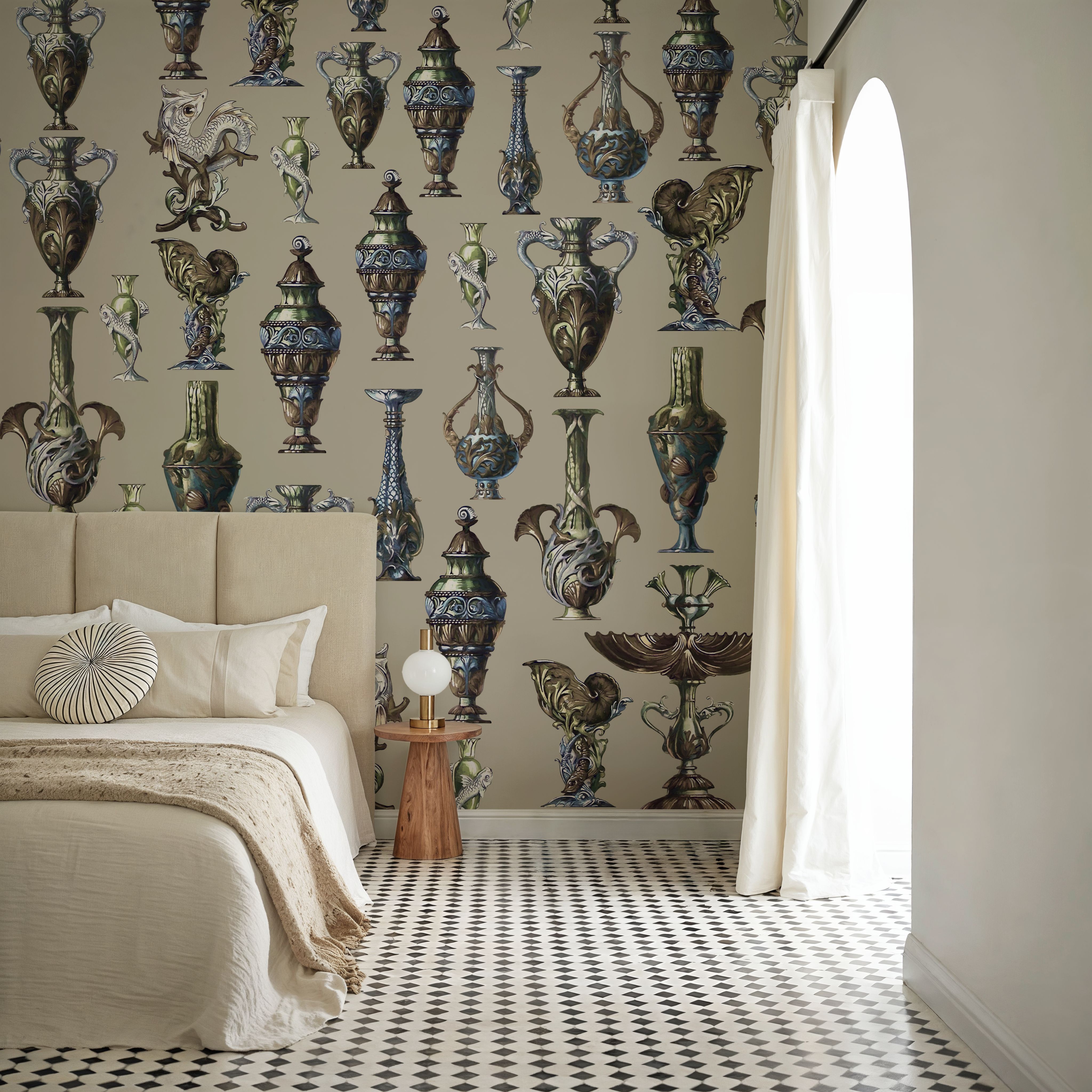 Art Deco Wall Beige