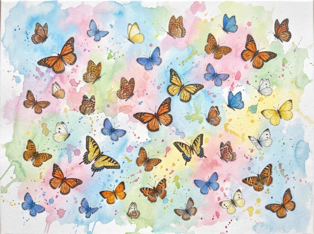 Butterflies - Watercolor Spirit Animal Series