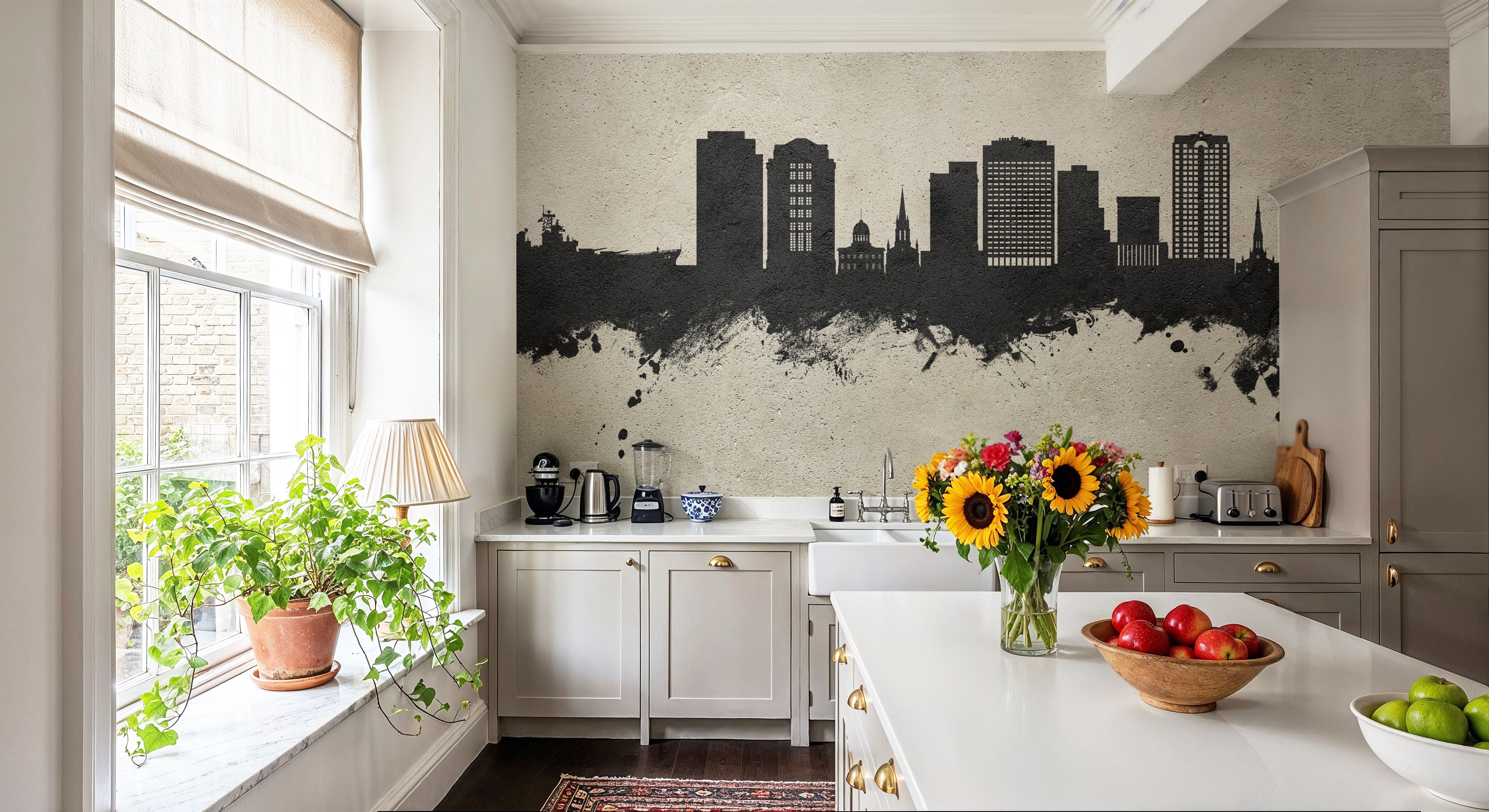 Norfolk Virginia Skyline Concrete