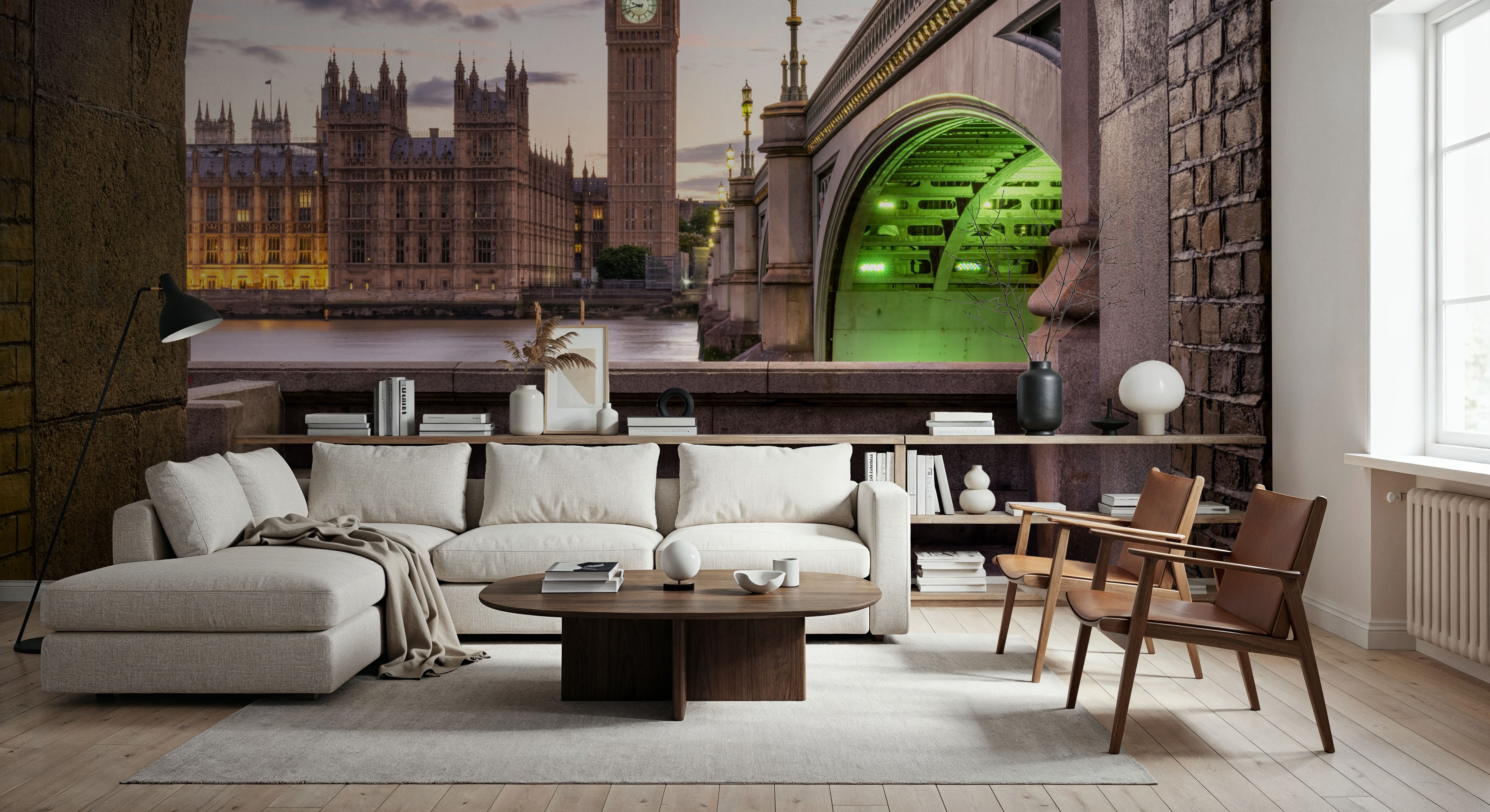 Big Ben and Westminster Bridge Framed