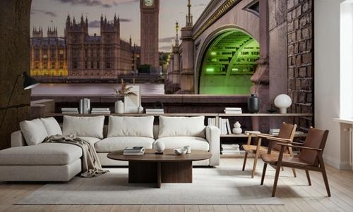 Big Ben and Westminster Bridge Framed