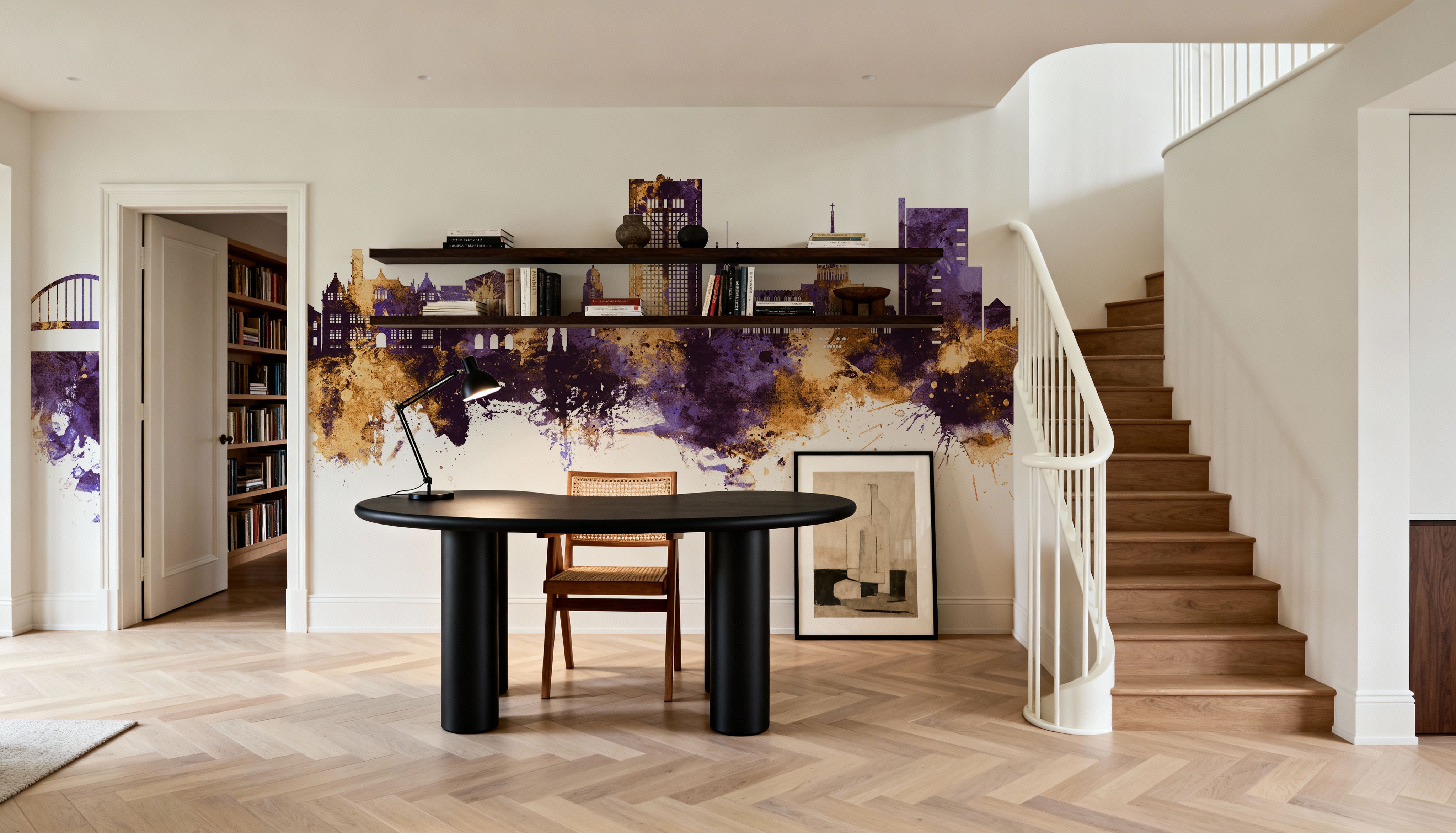 Blackburn England Skyline Purple & Gold