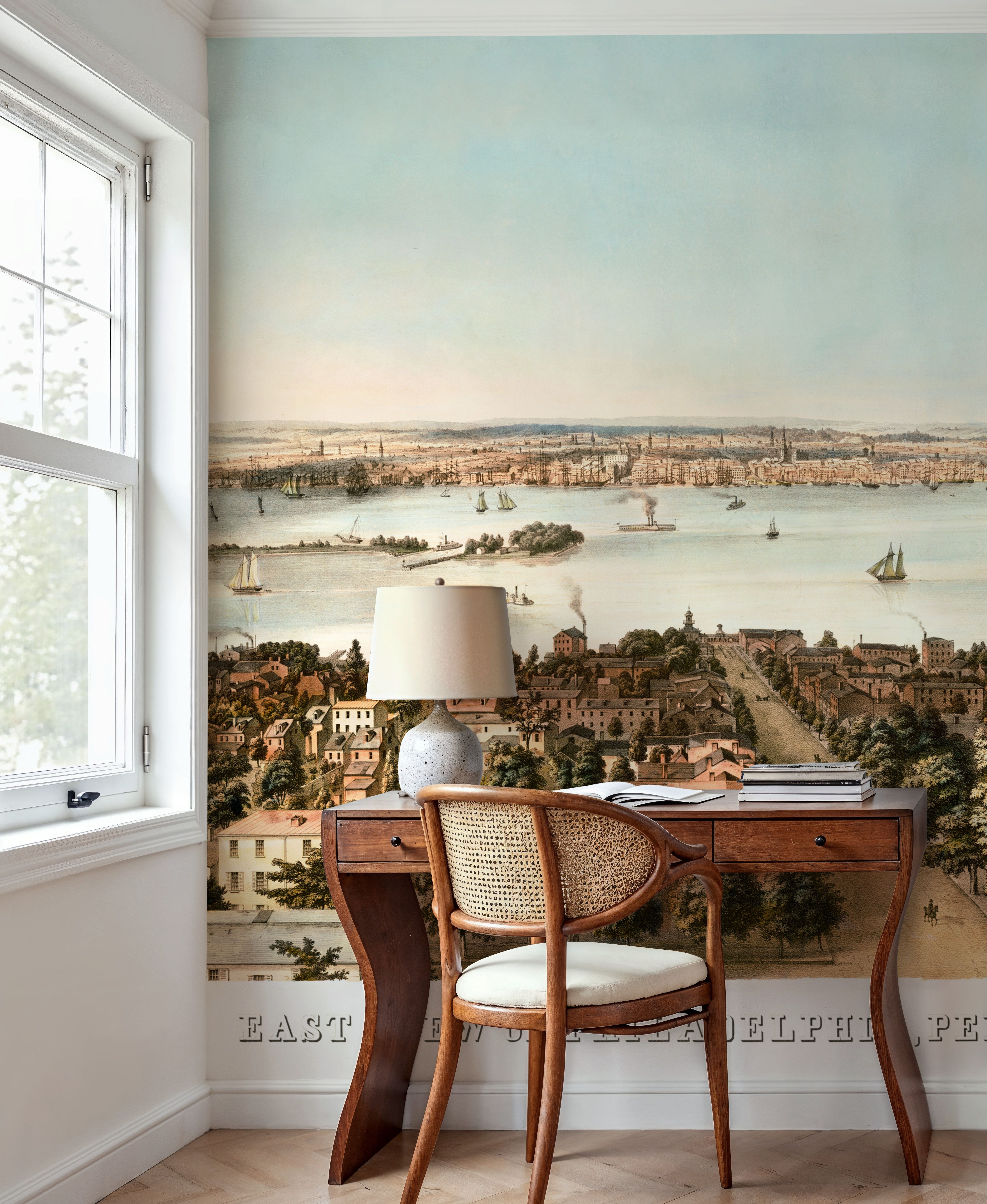 Old East View of Philadelphia, Pennsylvania, 1856