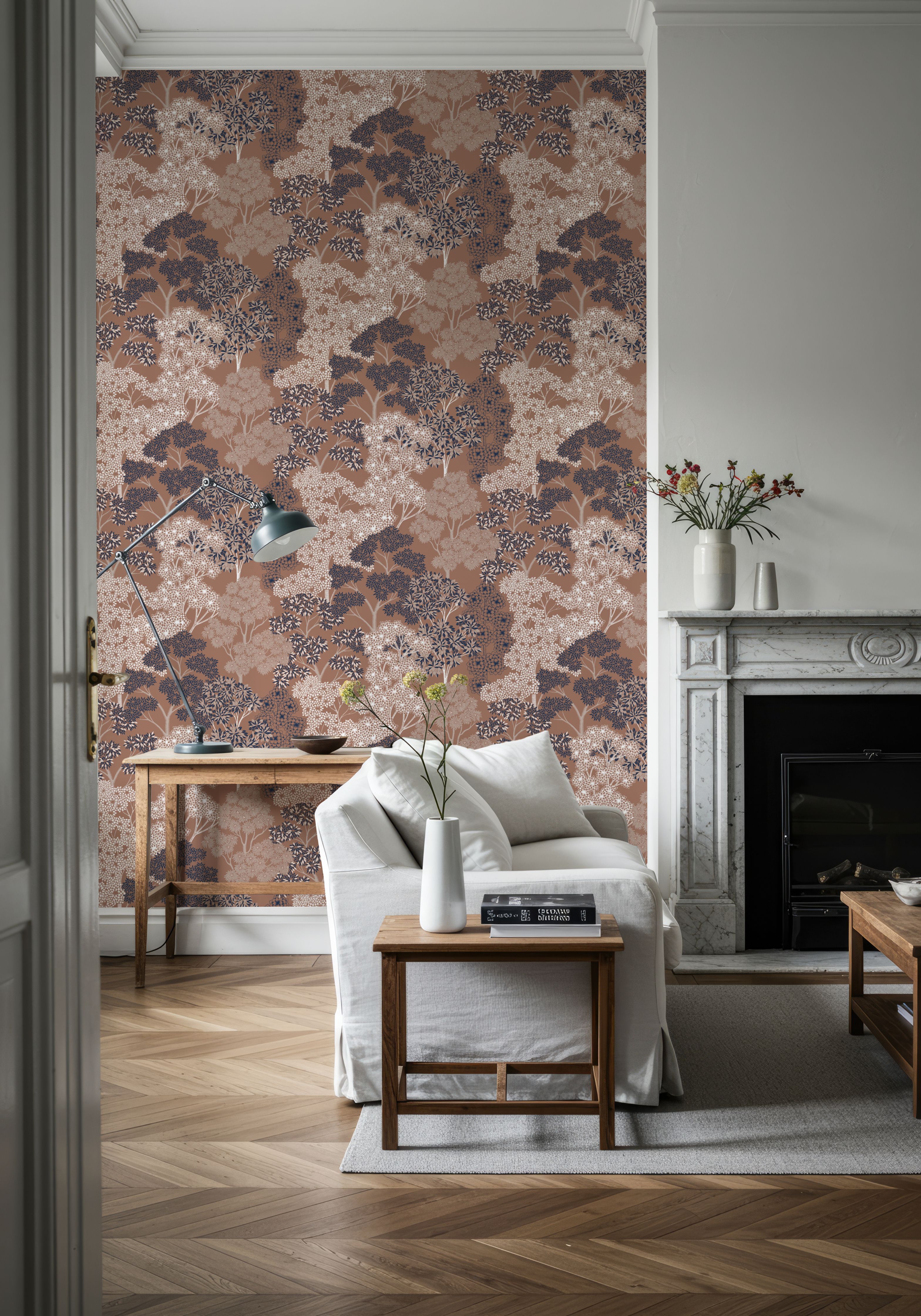 Overleaf Woodland Pattern, Fudge