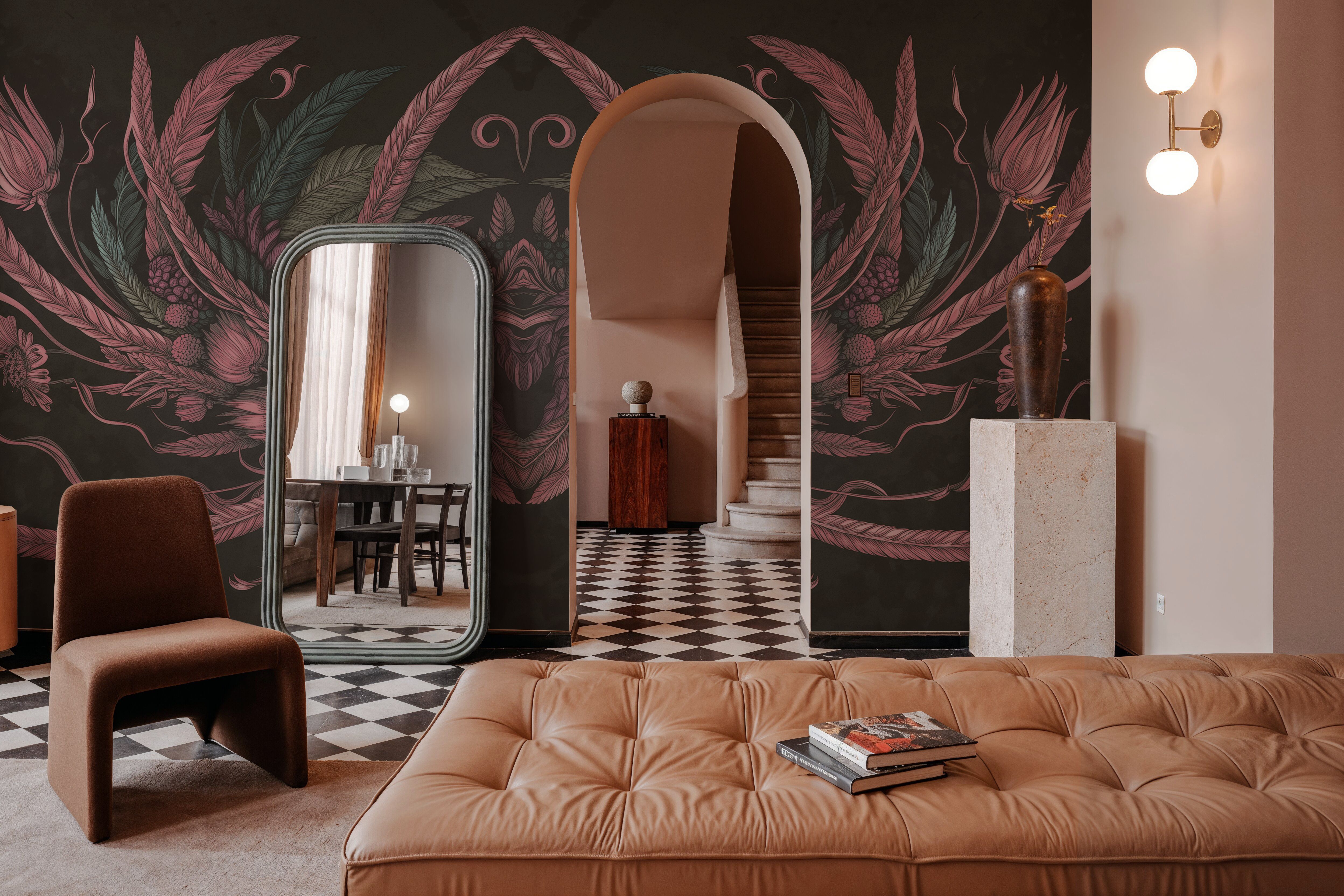 Opus Pink, Wallpaper