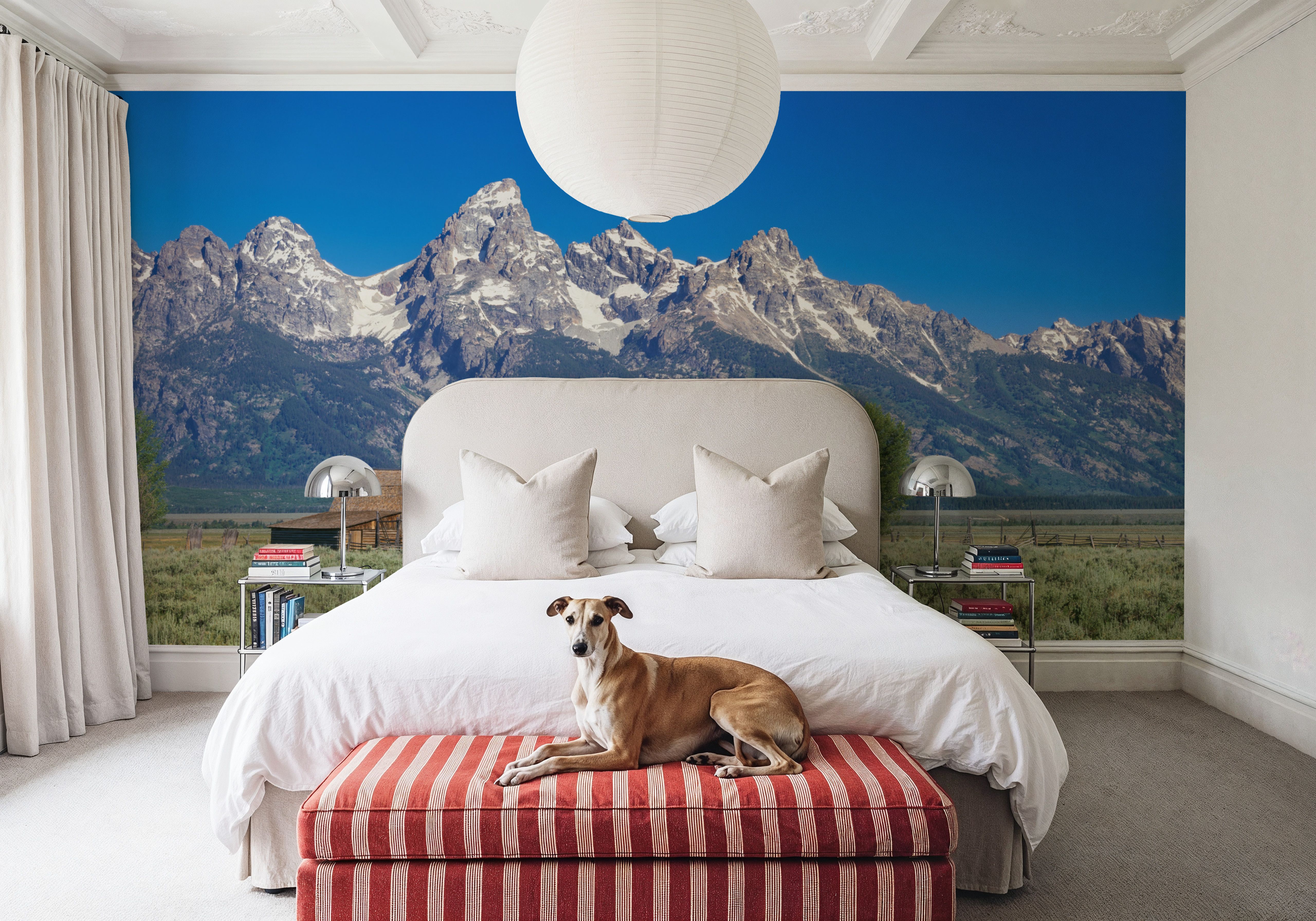 Serene Mountain Haven, Wallpaper