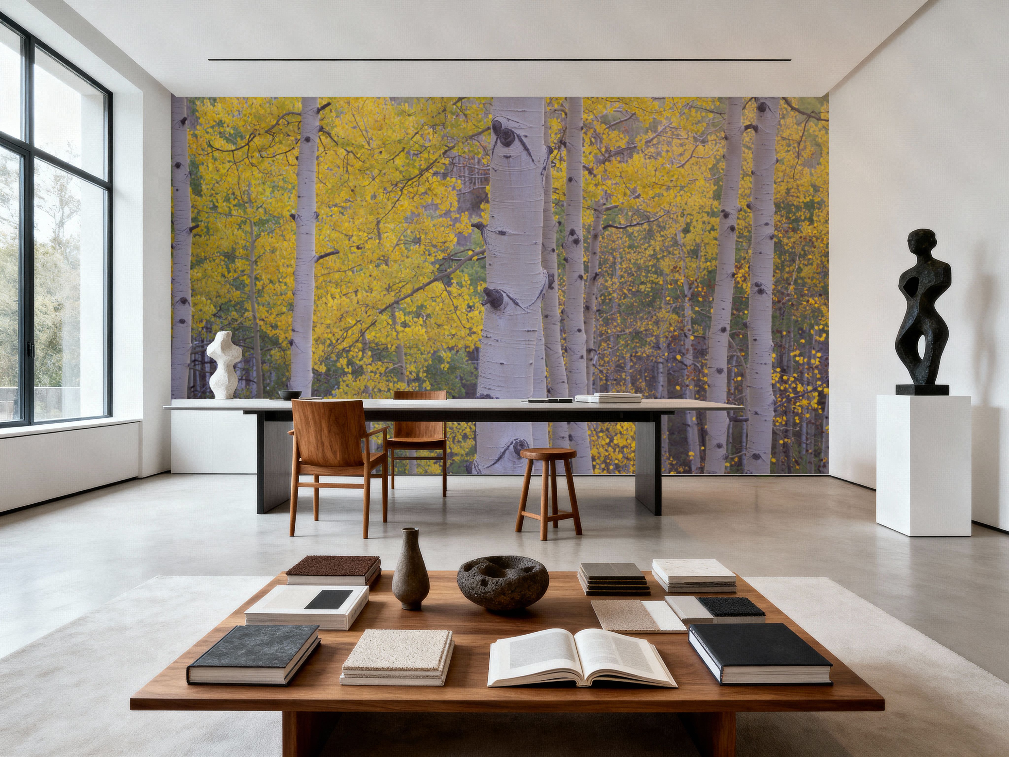 Golden Birch Forest