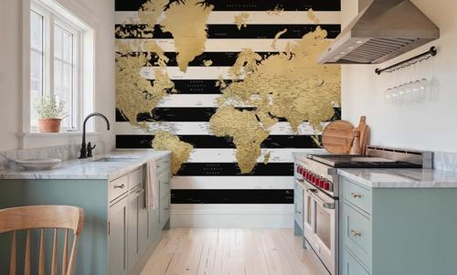 World Map Cities - Harper