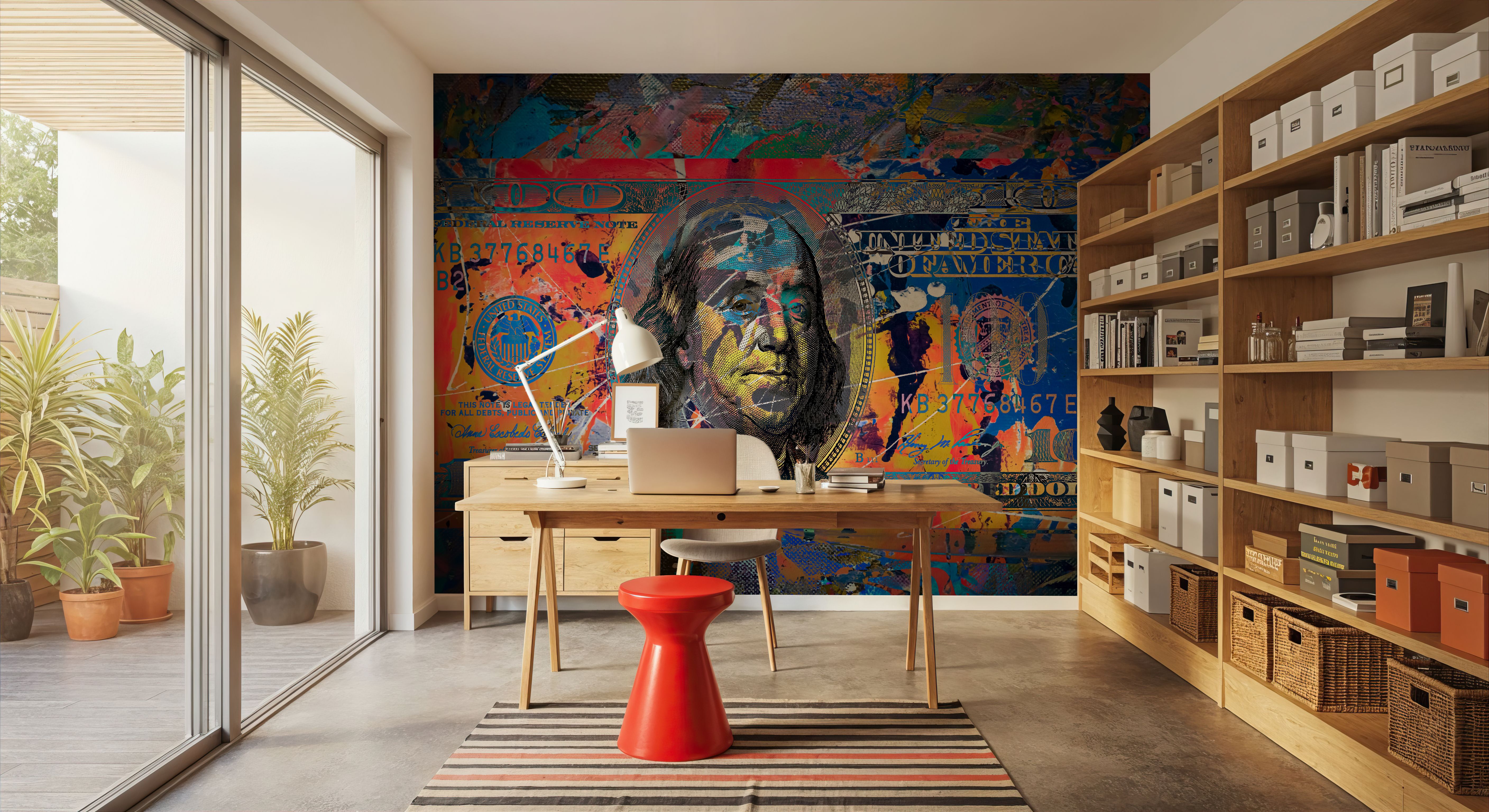 Grunge $100 Dollar Bill