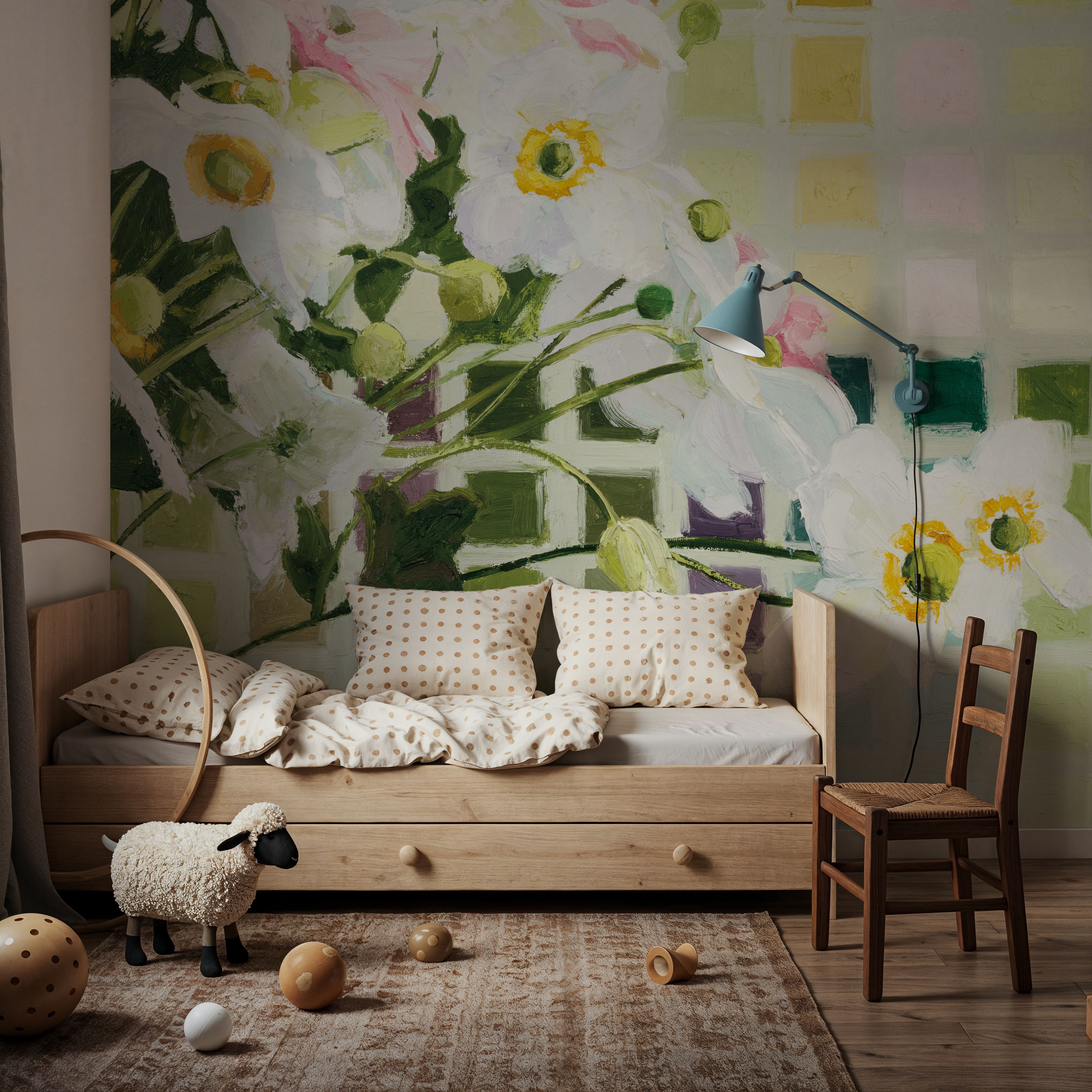 Wall Mural - Color Chart I - Green - Kids' Room - Wallism US - Premium, Textured or Peel & Stick