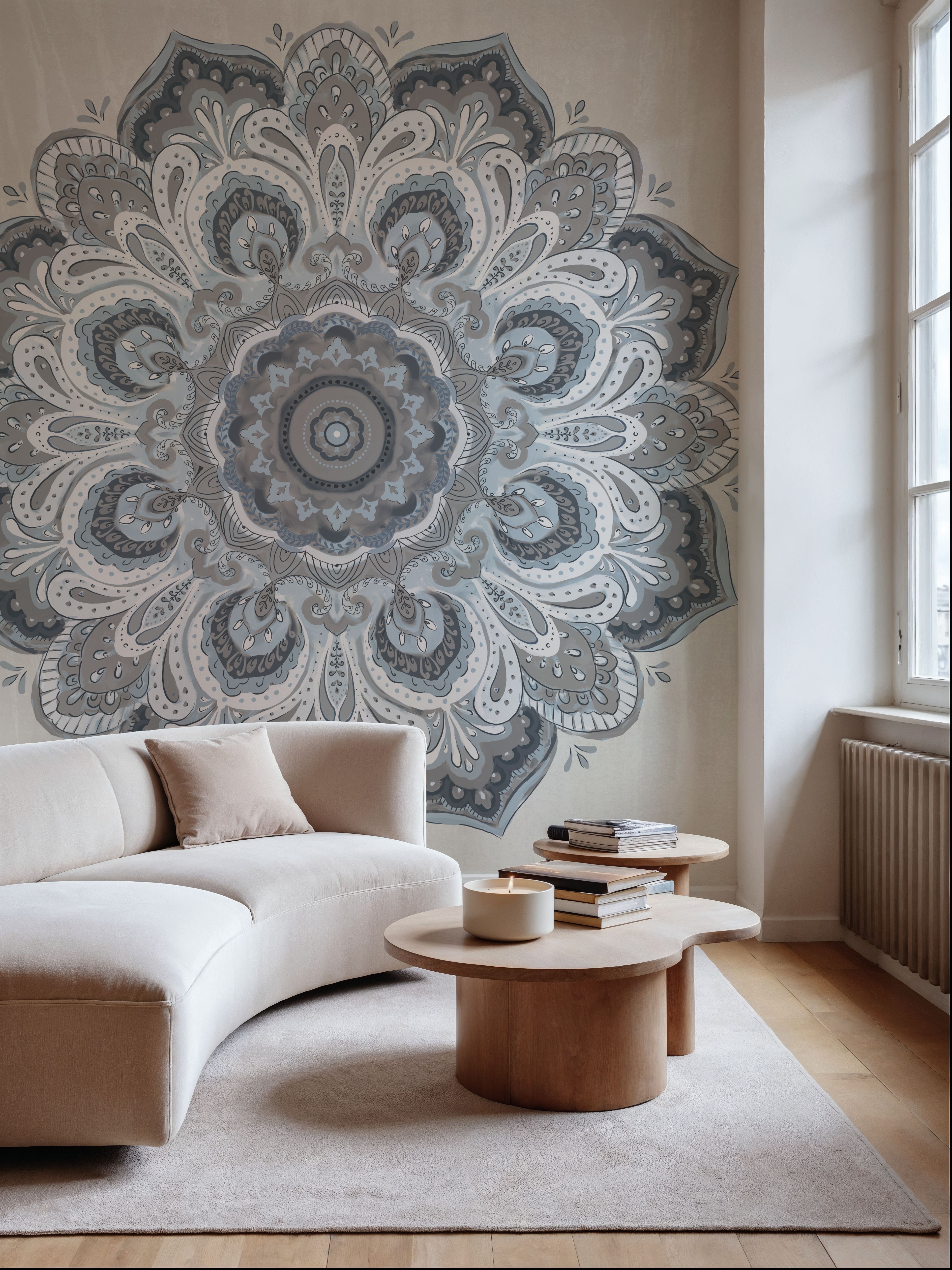 Goa Mandala II Dusty Blue