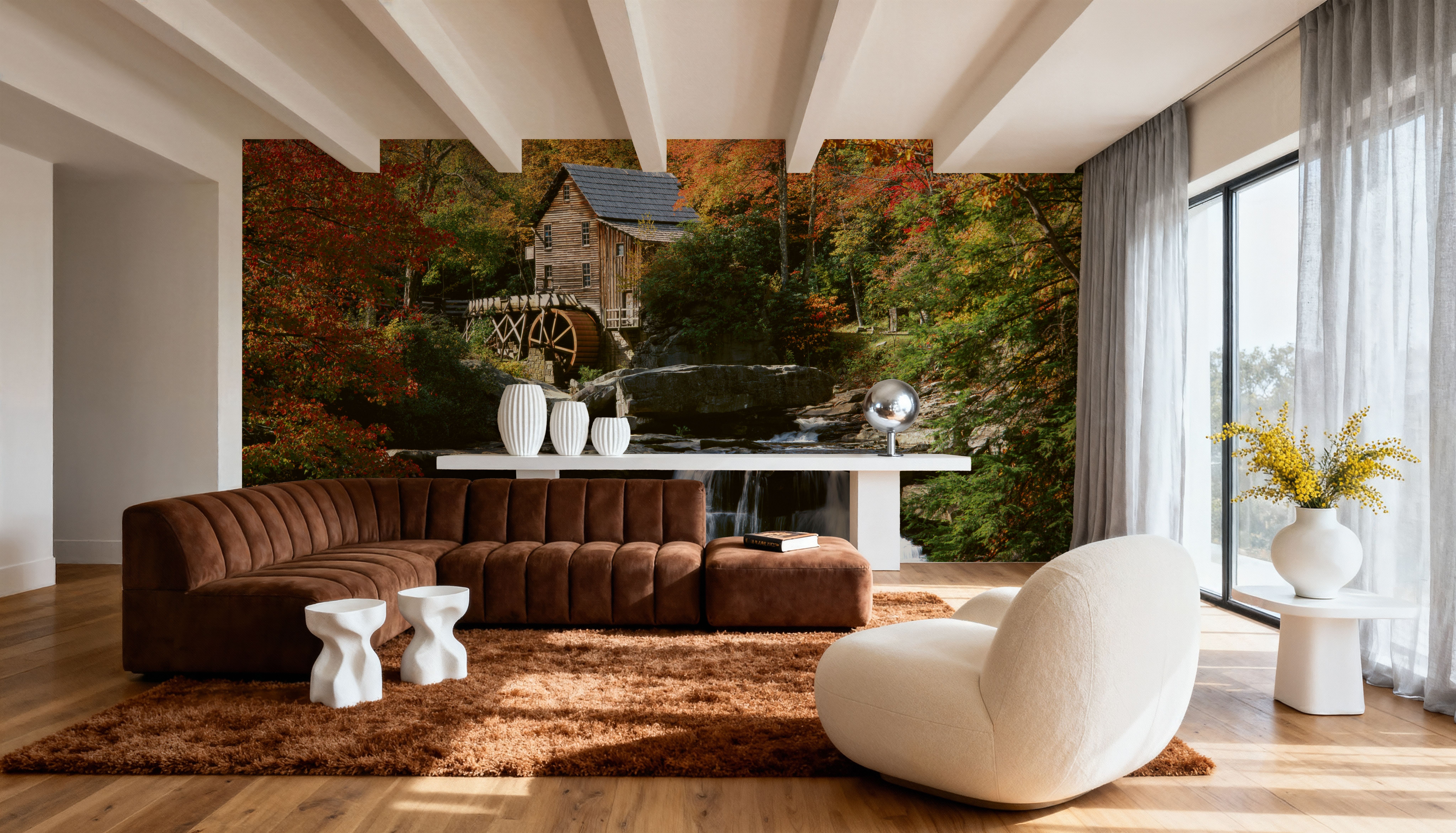 Autumn Watermill Haven