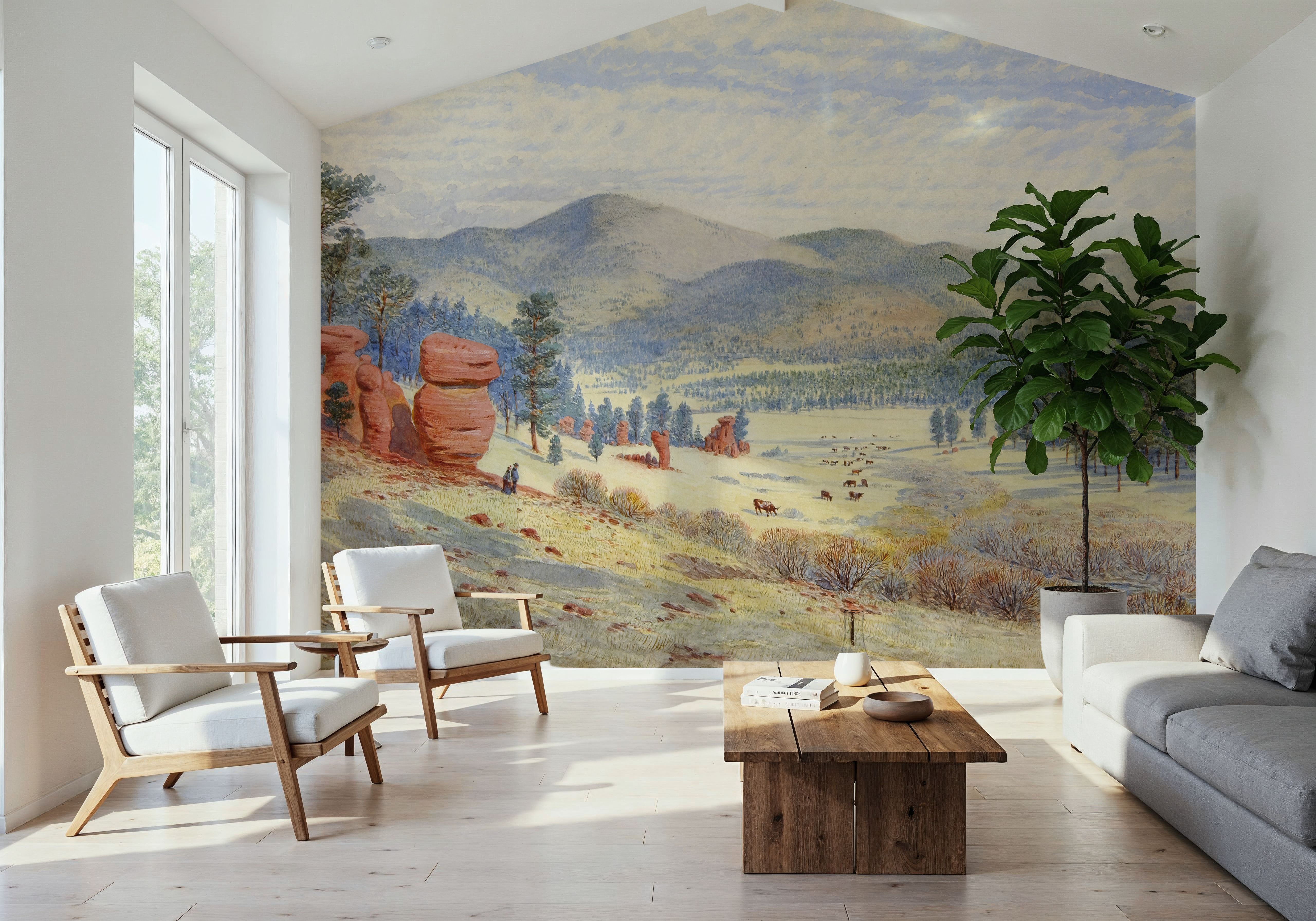 Monument Park, Papier peint