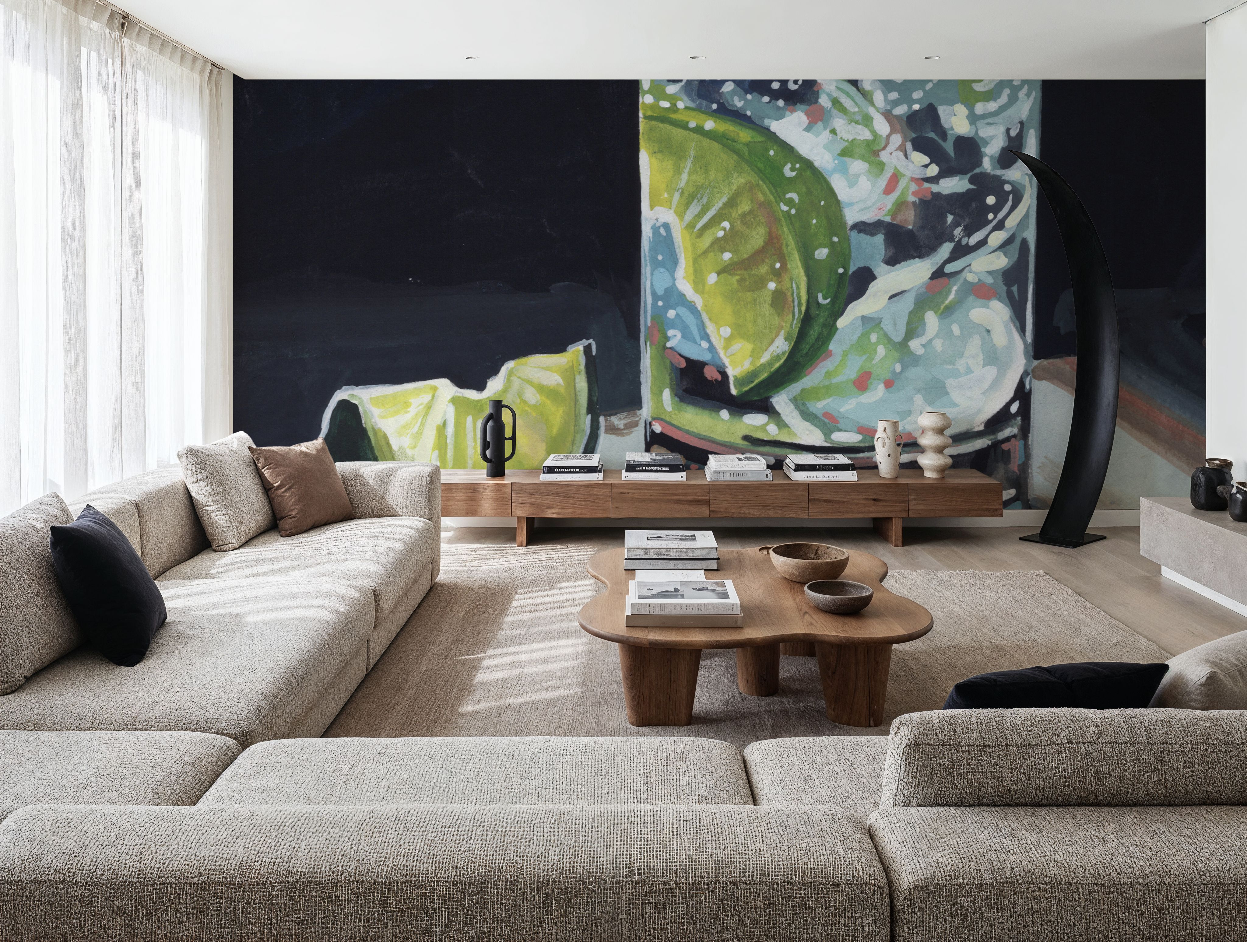 Light Reflecting Off a Cocktail