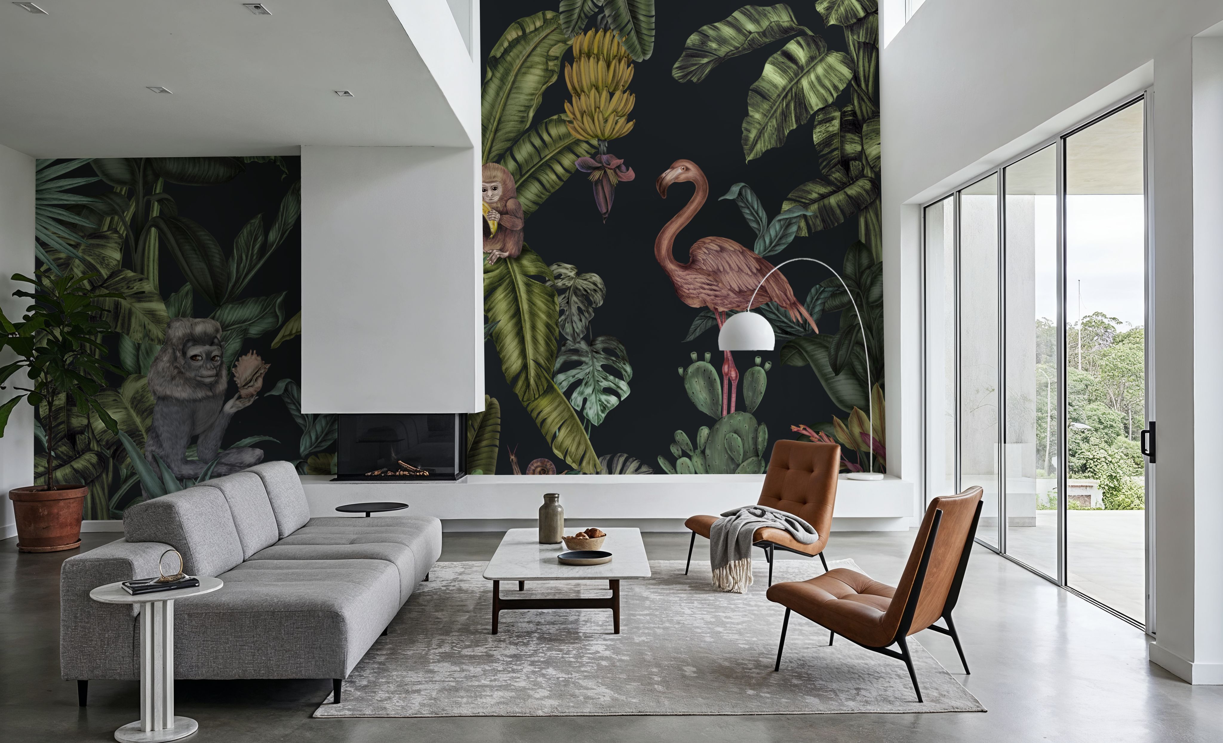 Monkeys With Birds, Dark