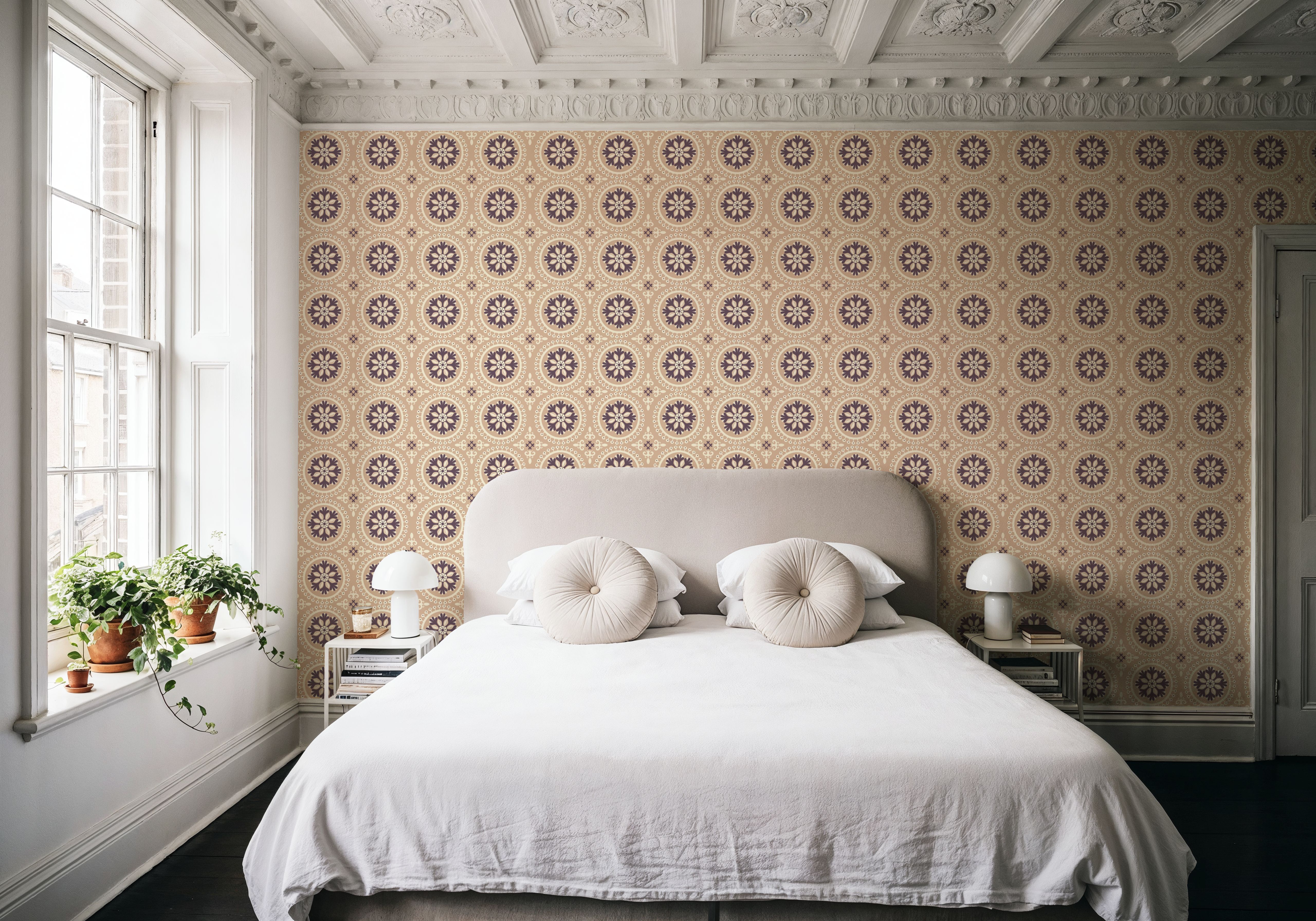 Geo Floral, Beige