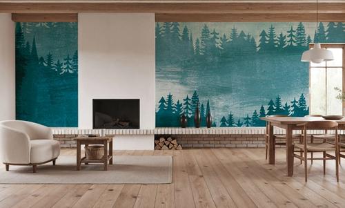 Mountainscape Blue