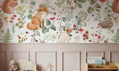 Baby Animals Nordic Fauna, White