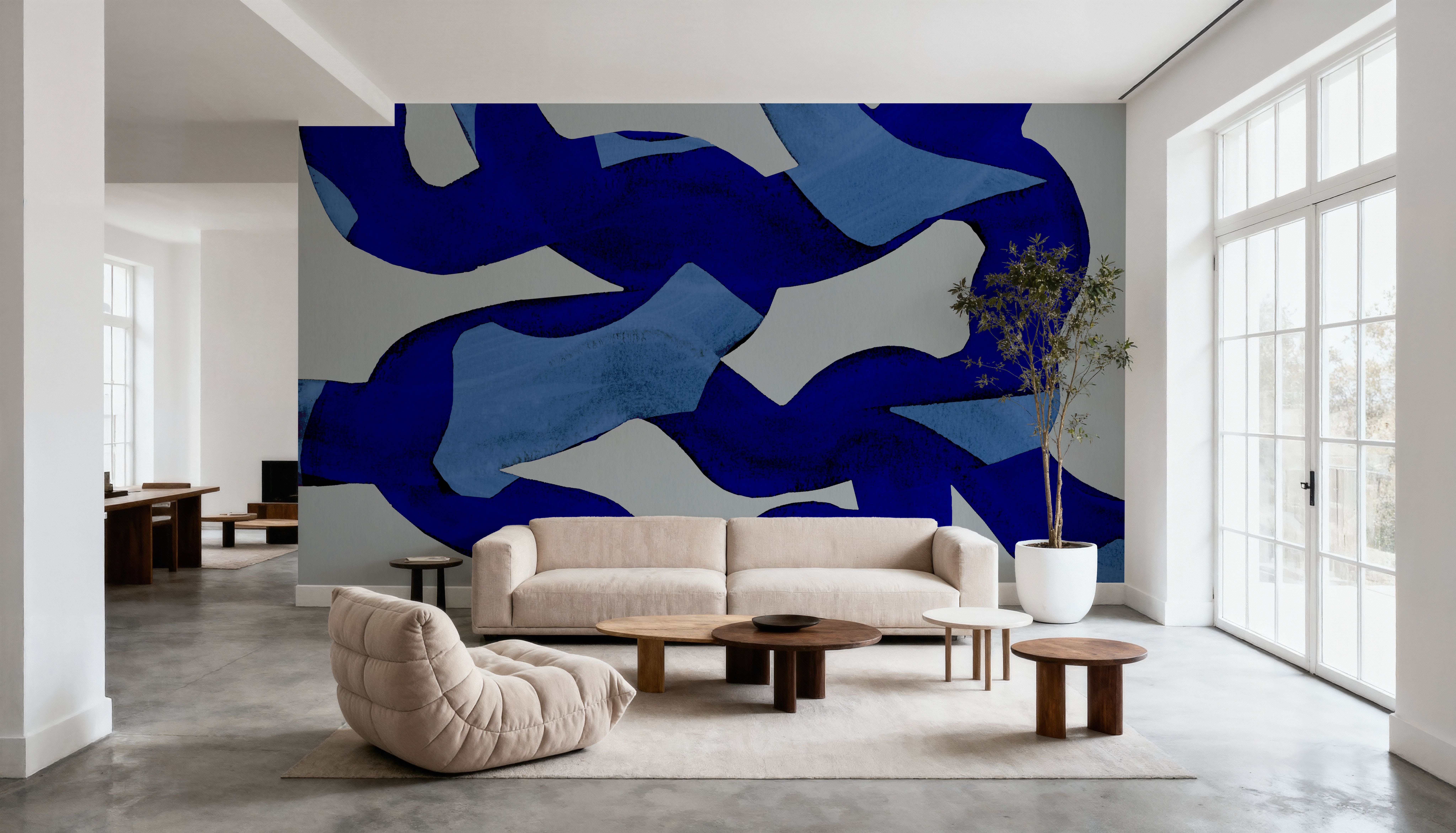 Abstract Brush Strokes 65X, Papier peint