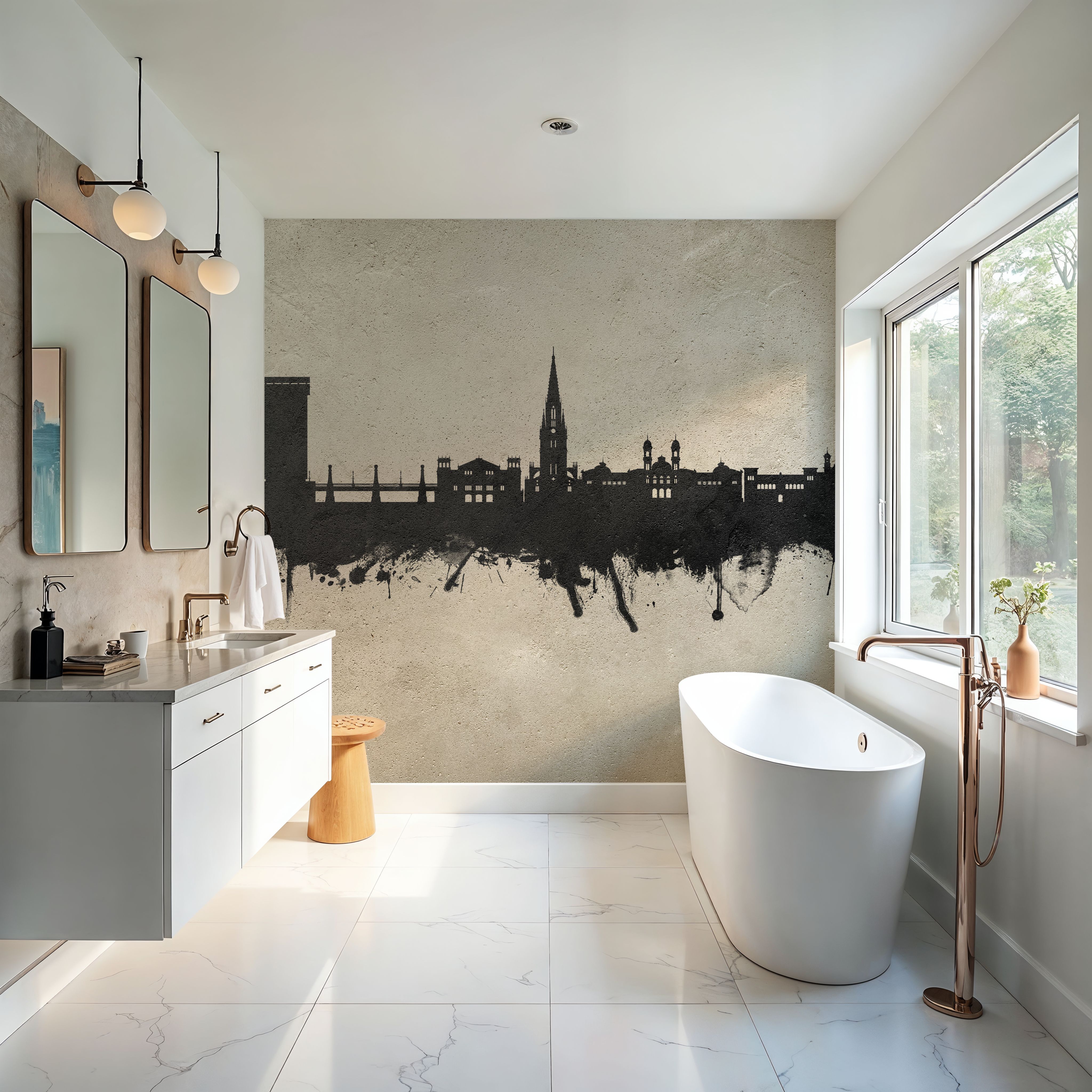 San Sebastian Spain Skyline Concrete