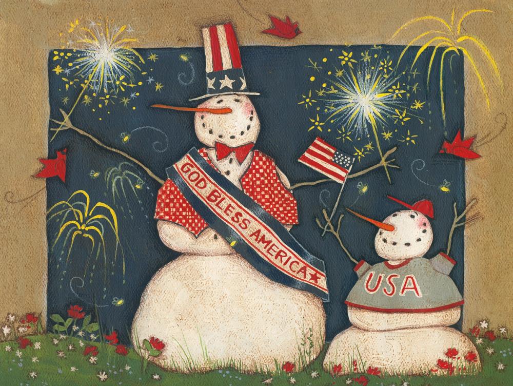 Seasonal Snowman VII