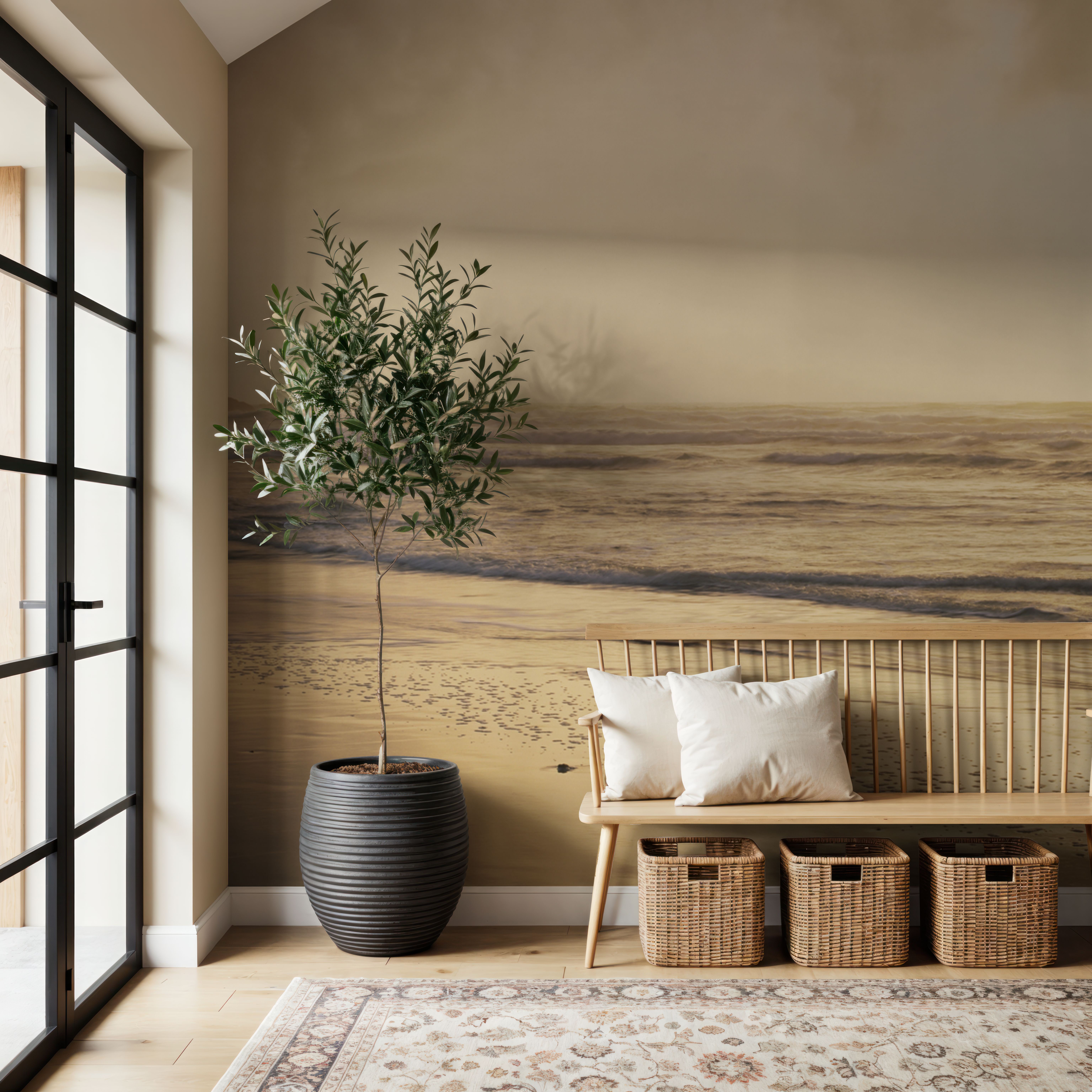 Golden Shore Silhouette