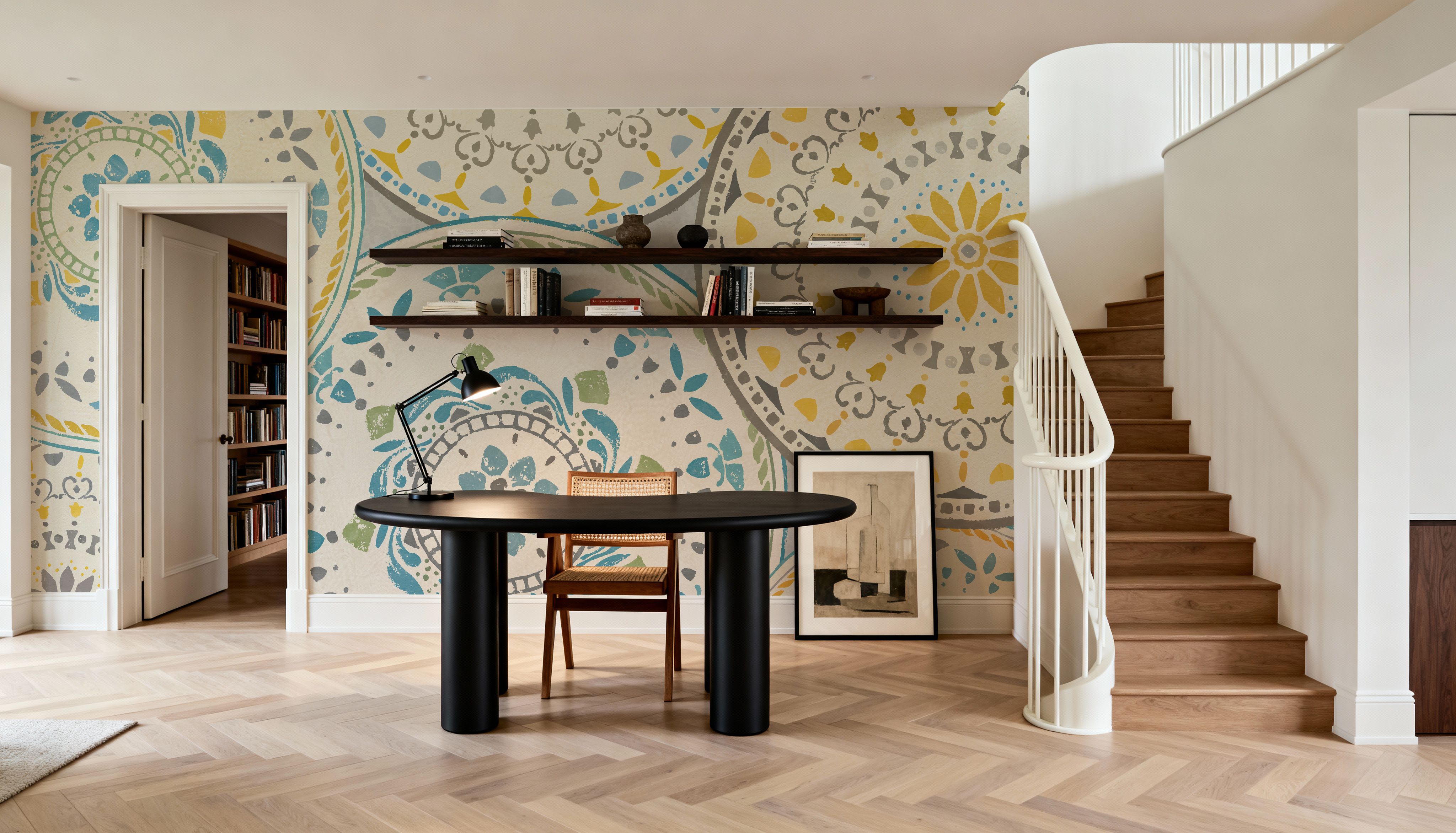 Spanish Impressions Yellow, Wallpaper