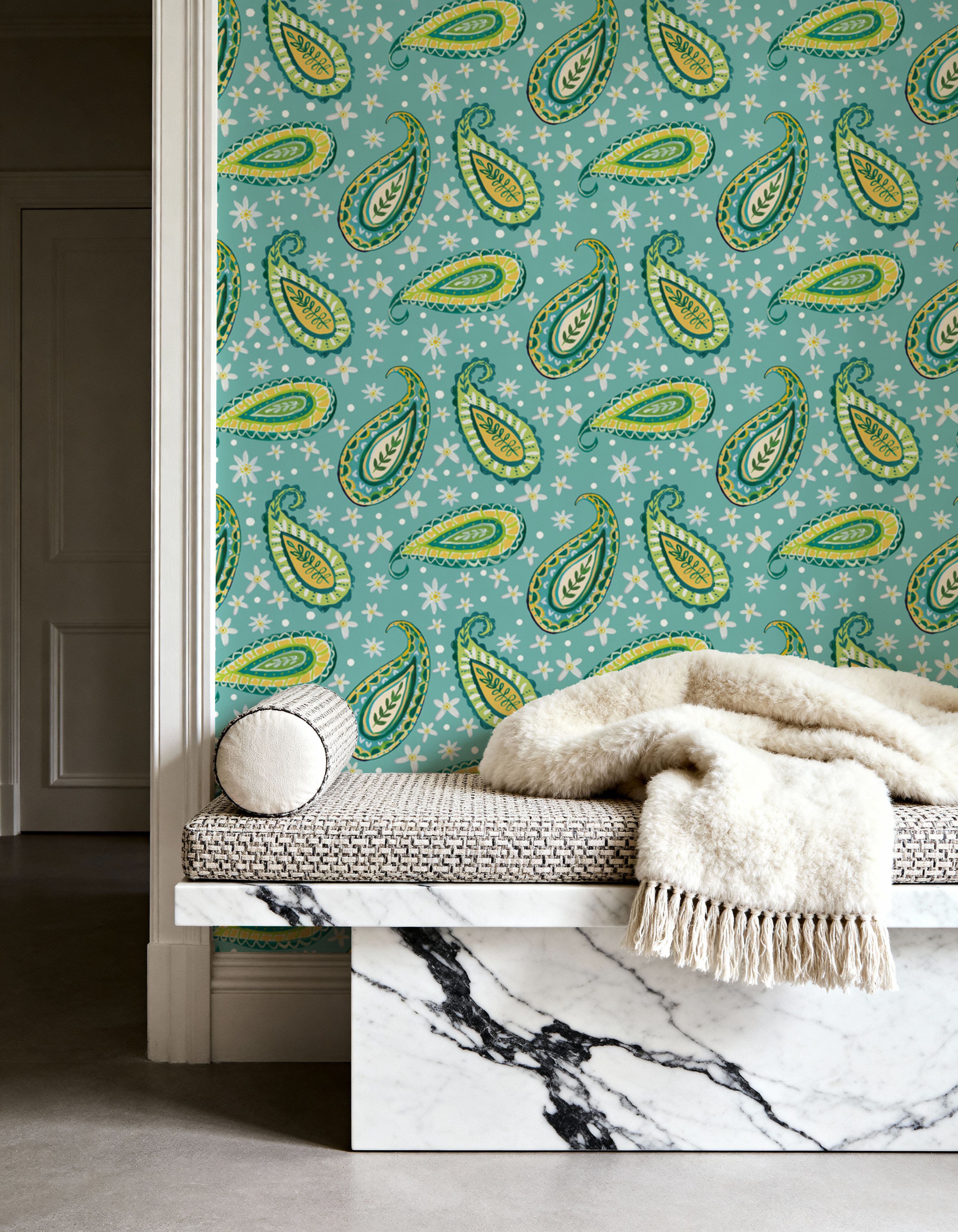 Mellow Paisley Blue