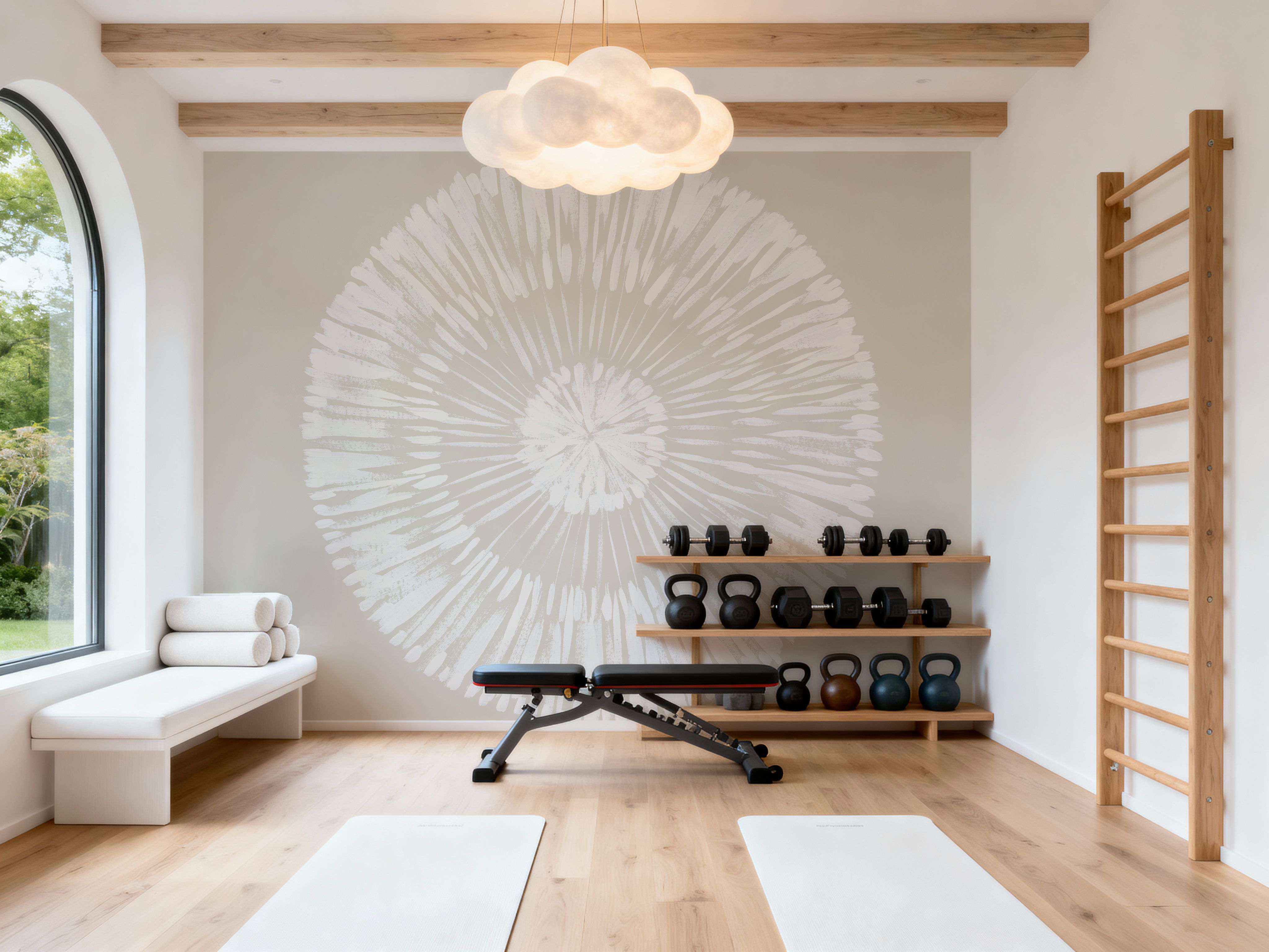 Coastal Block Print II Neutral