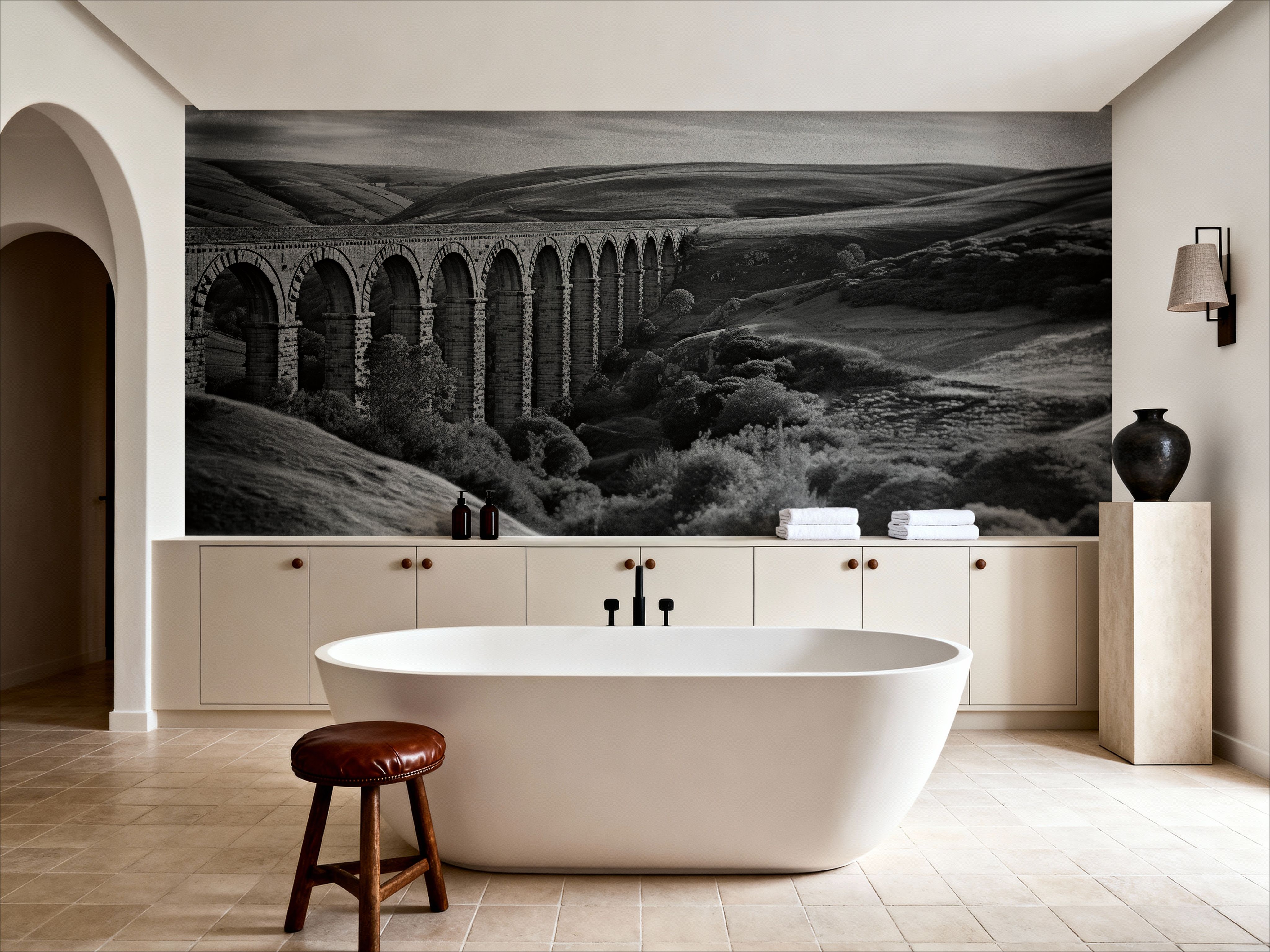 Acqueduct III, Tapeten