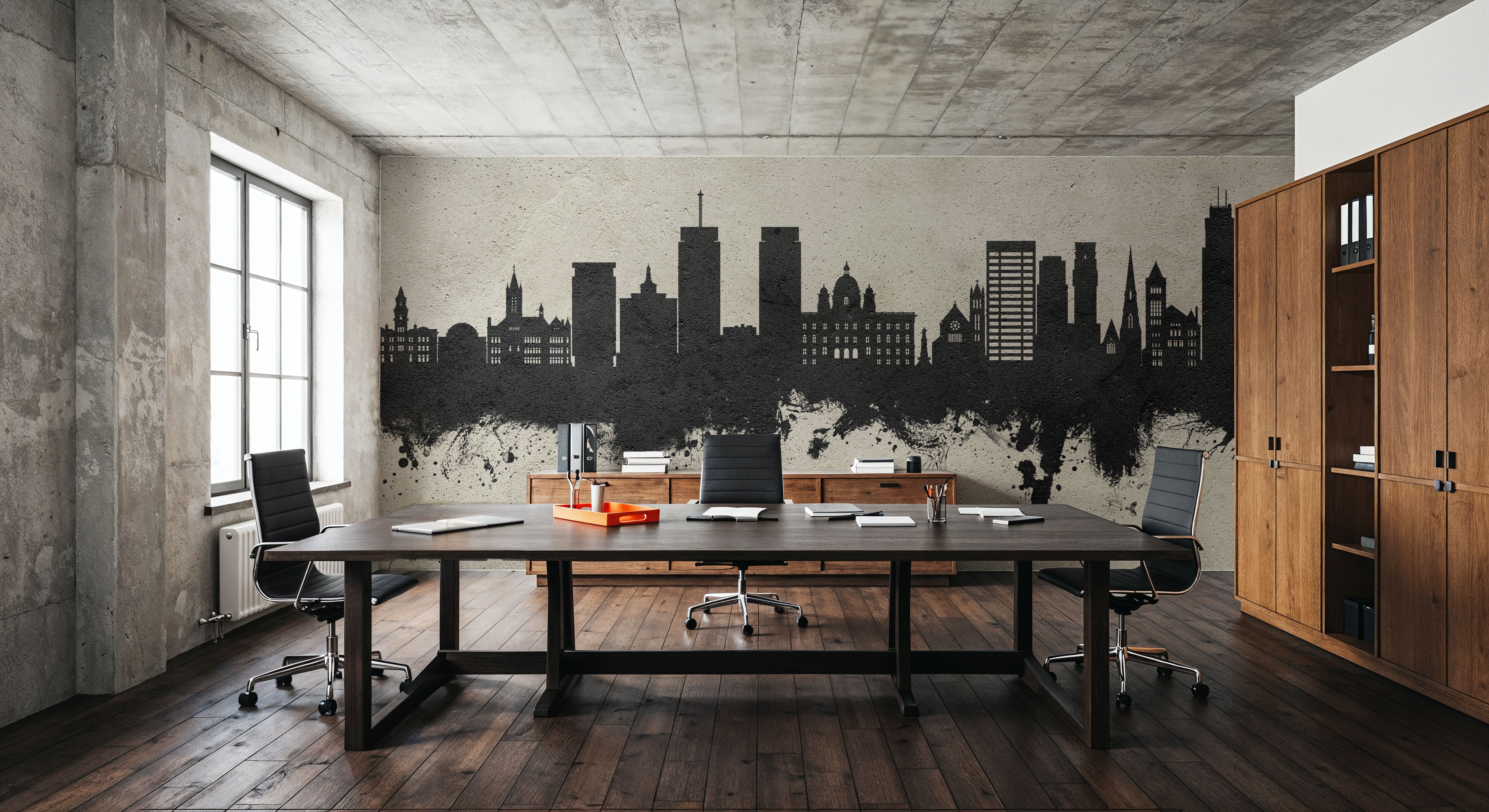 Syracuse New York Skyline Concrete