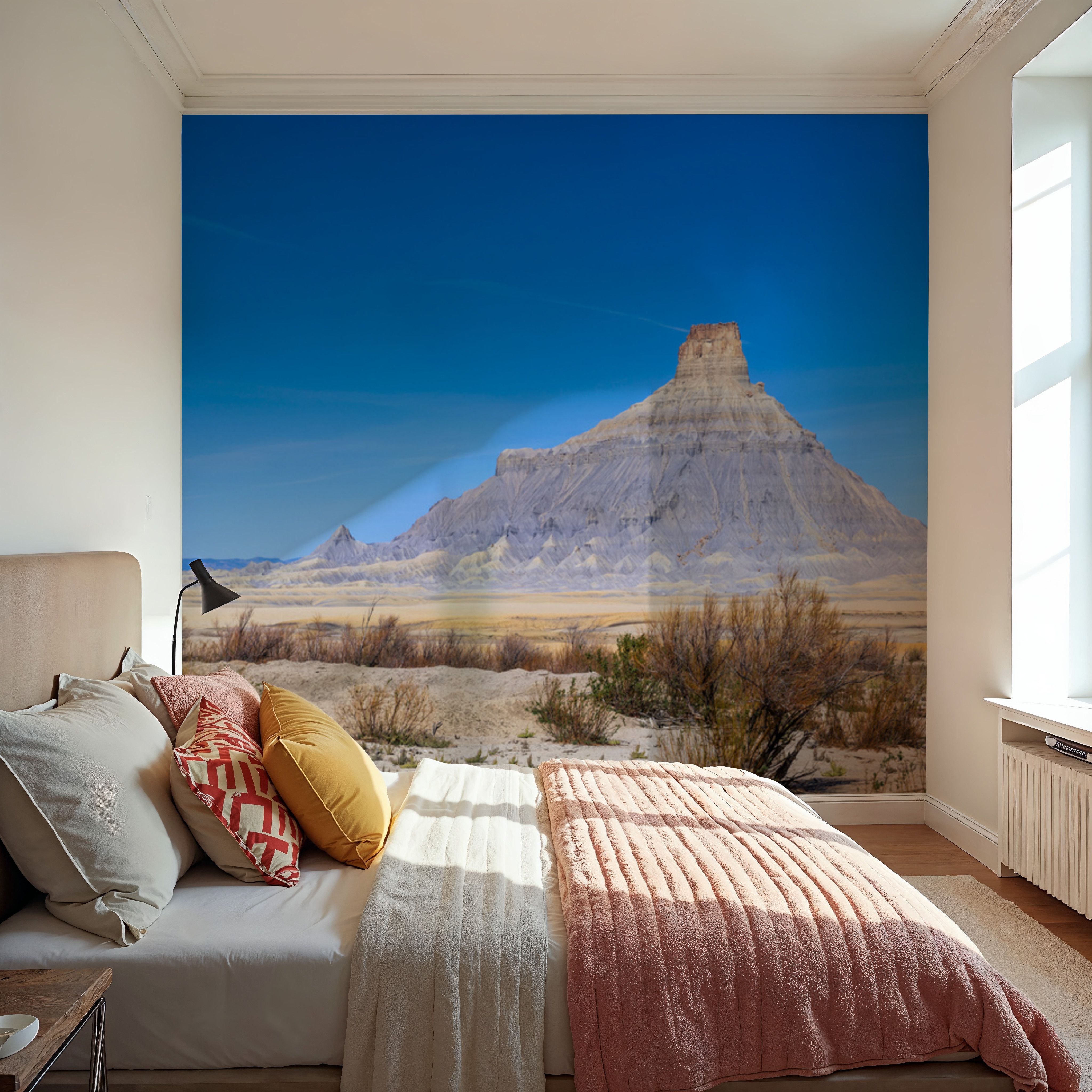 Desert Monuments Blue Gradient