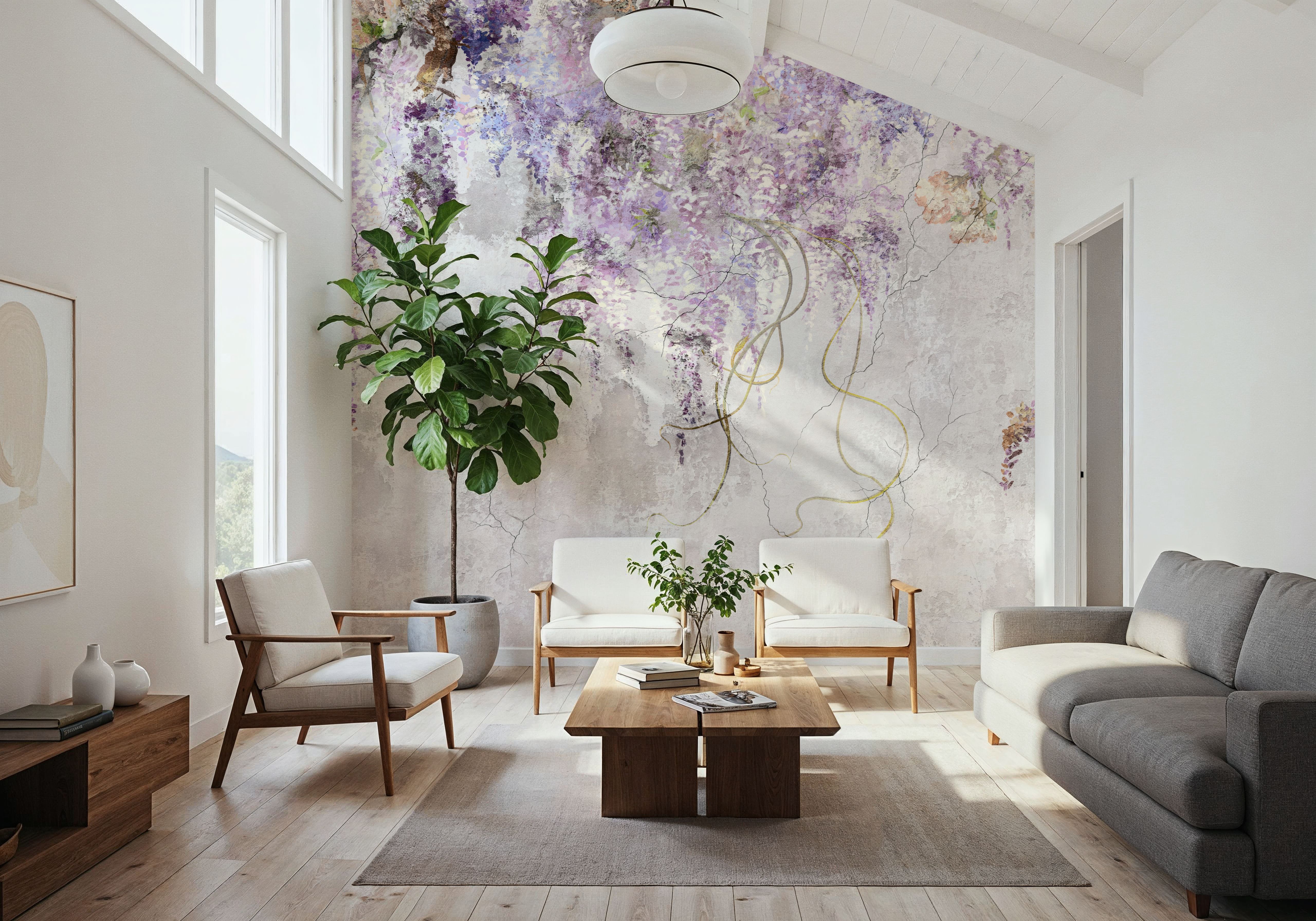 Blurry Lilac Branches , Wallpaper