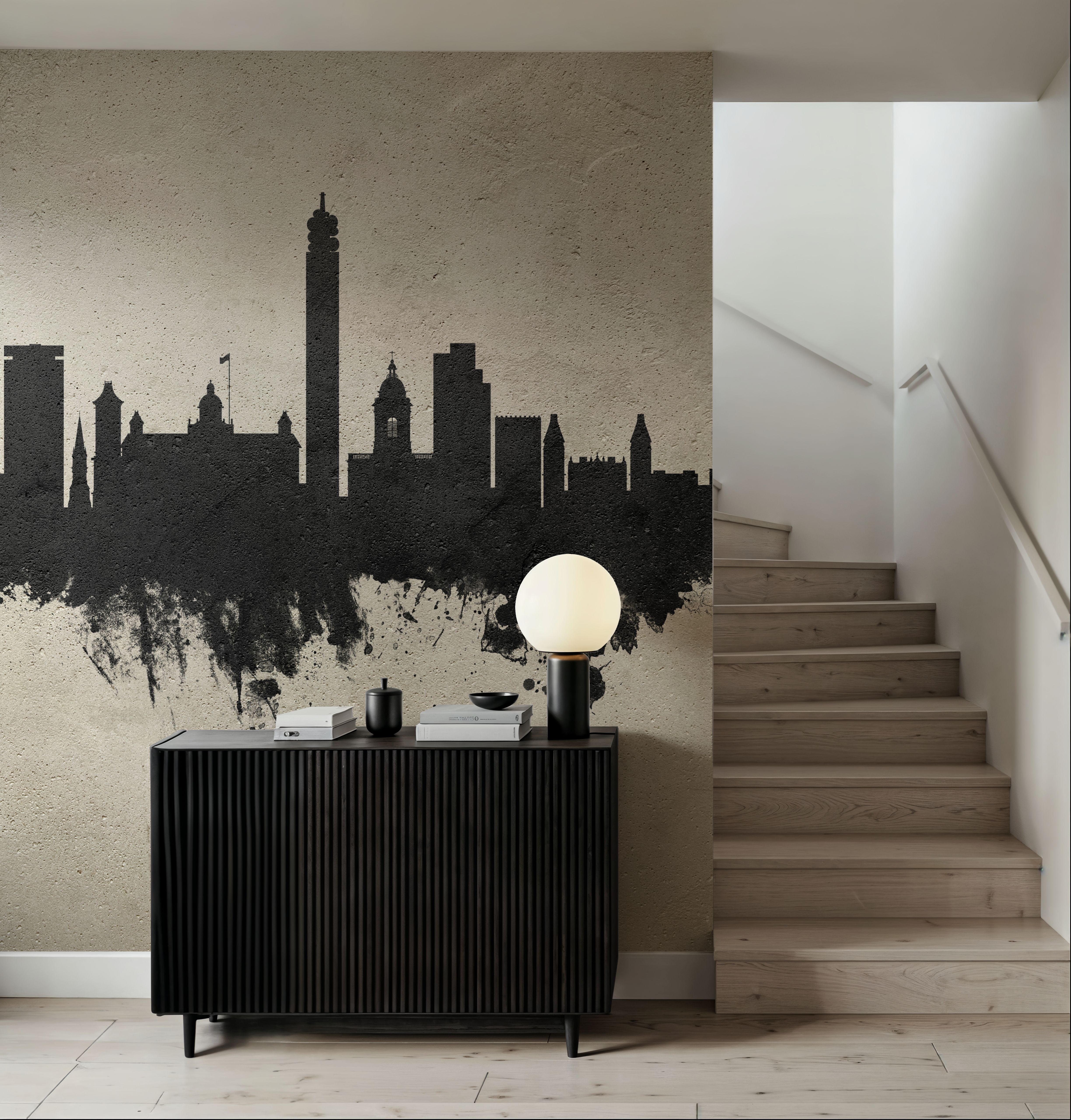 Birmingham England Skyline Concrete