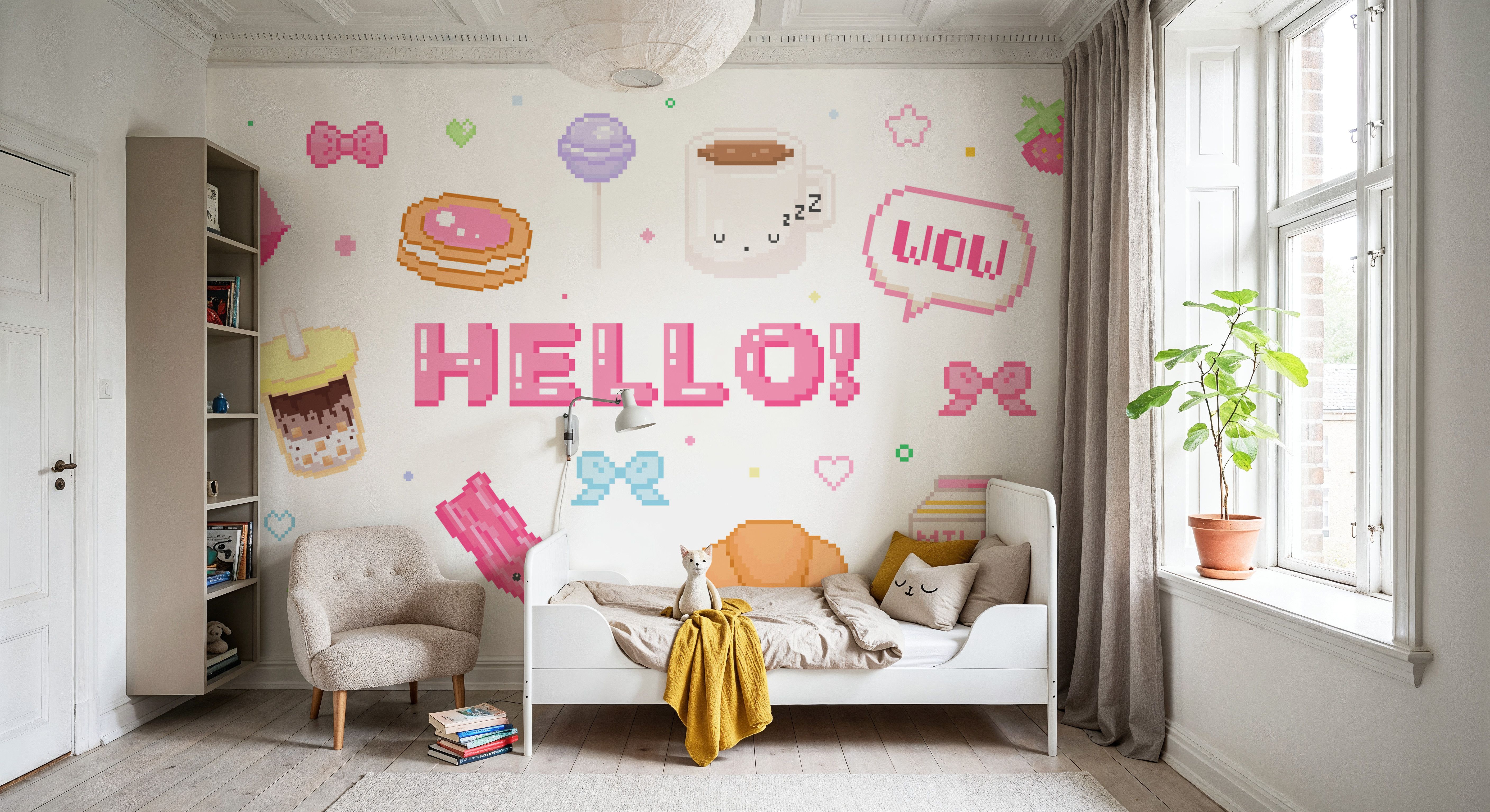 Cute Pixel Hello Light