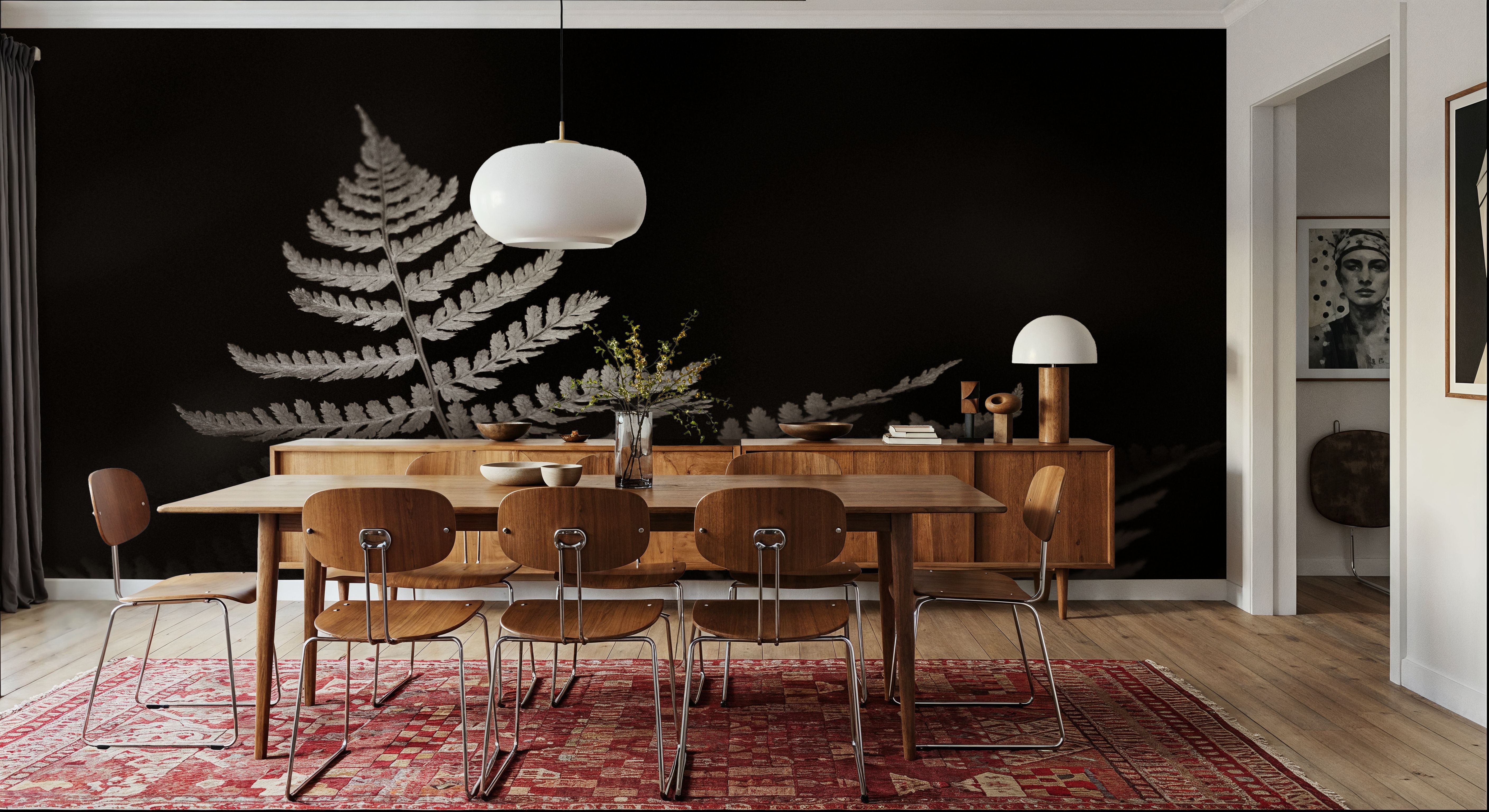 Forest Sunlight Sepia, Wallpaper